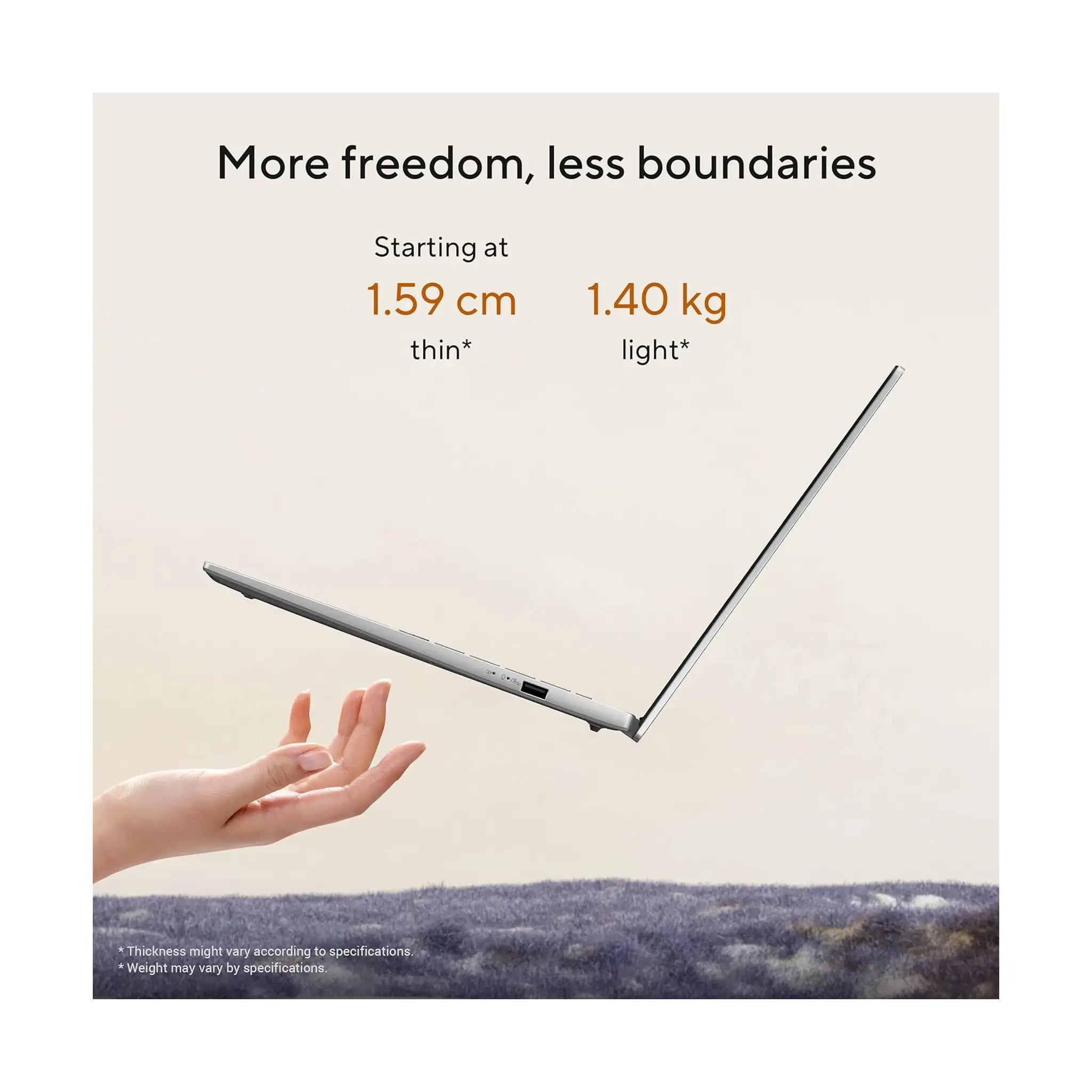 ASUS Vivobook S14 M3407KA – 14" WUXGA OLED, Ryzen AI 5 330, 16GB RAM, 512GB SSD, Windows 11, Cool Silver