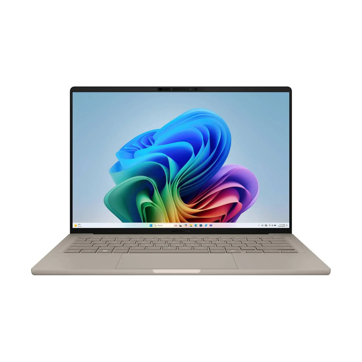 ASUS Zenbook A14 UX3407QA Laptop (2025) – 14" WUXGA OLED, Snapdragon X Plus X1P-42-100, 16GB RAM, 512GB SSD, Windows 11 Home, Zabriskie Beige