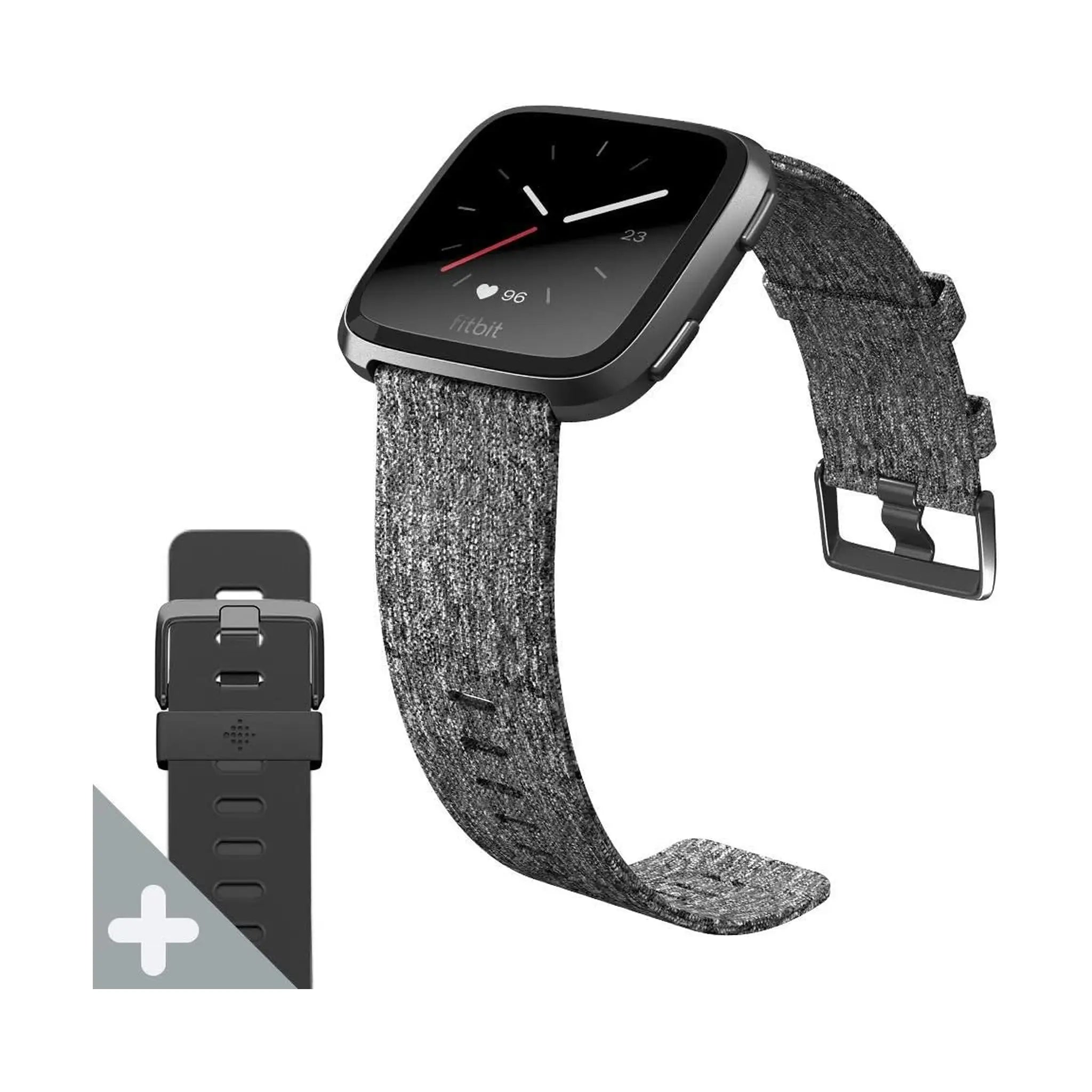 Fitbit Versa Smartwatch - Charcoal Woven