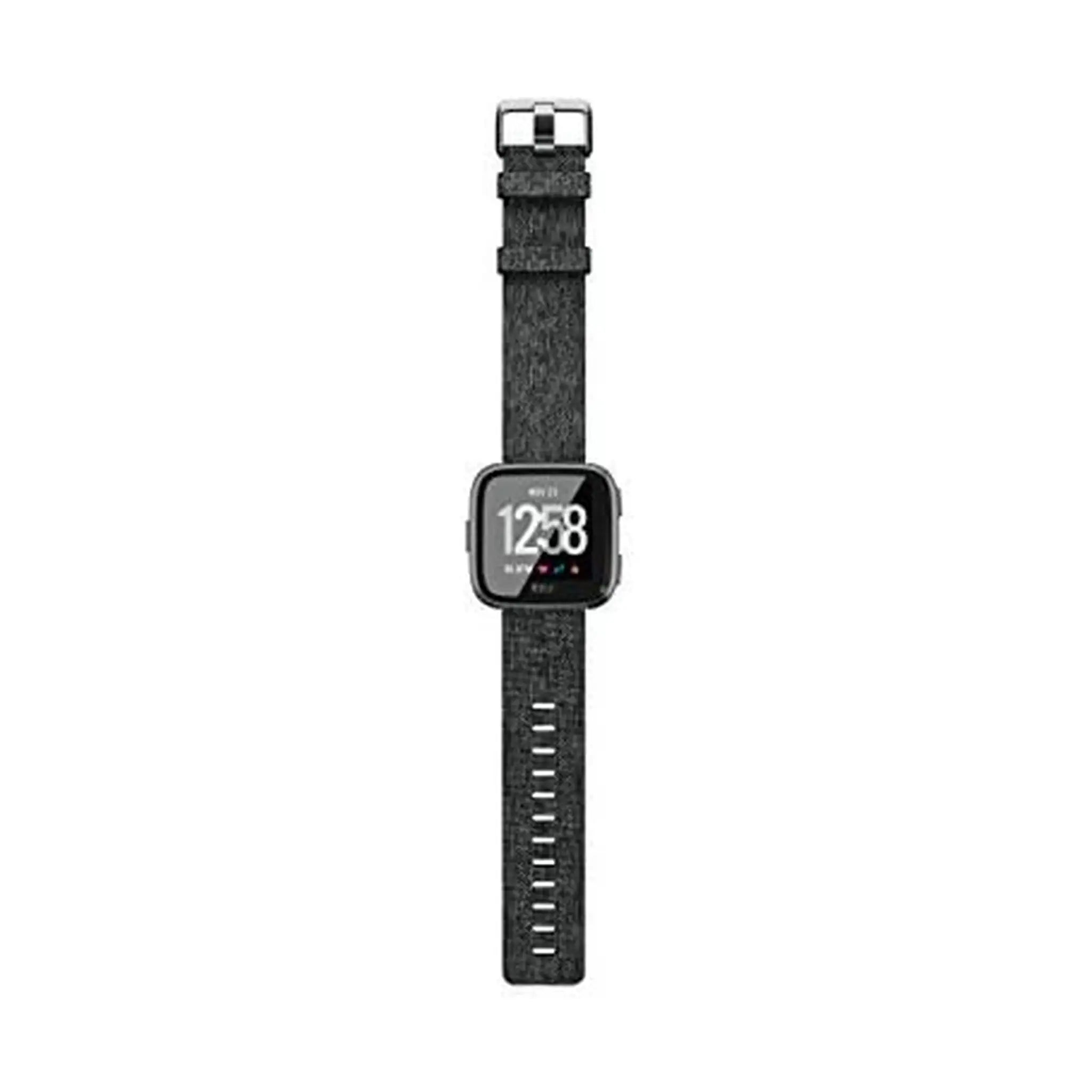 Fitbit Versa Special Edition Smart Watch - Charcoal Woven