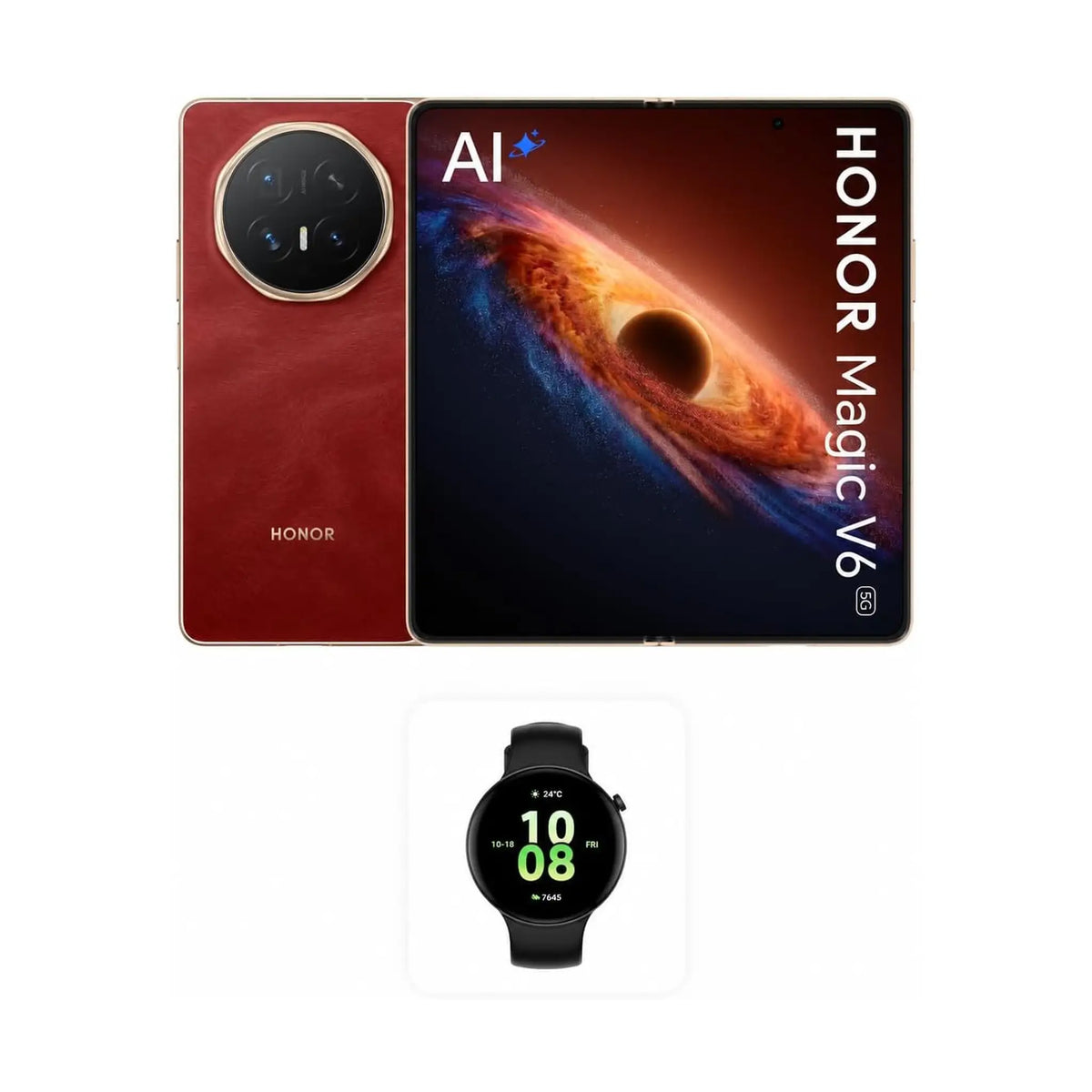 HONOR Magic V6 5G Foldable Smartphone – 16GB RAM, 512GB – With HONOR Watch Bundle – Multiple Colors