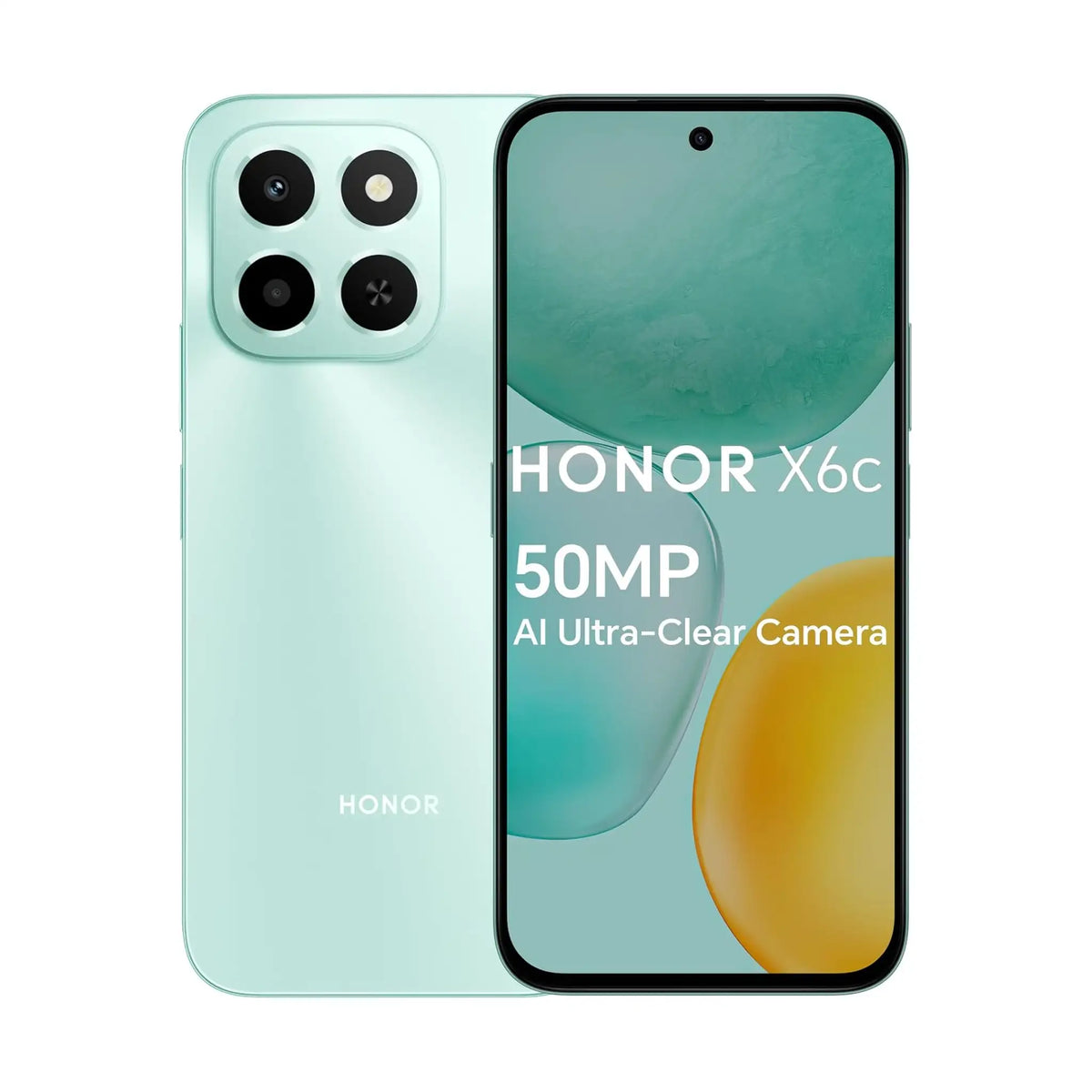 HONOR X6c Smartphone – 6.61" 120Hz Display, 6GB RAM, 128GB/256GB Storage, 50MP Camera, 35W Fast Charging, Dual SIM