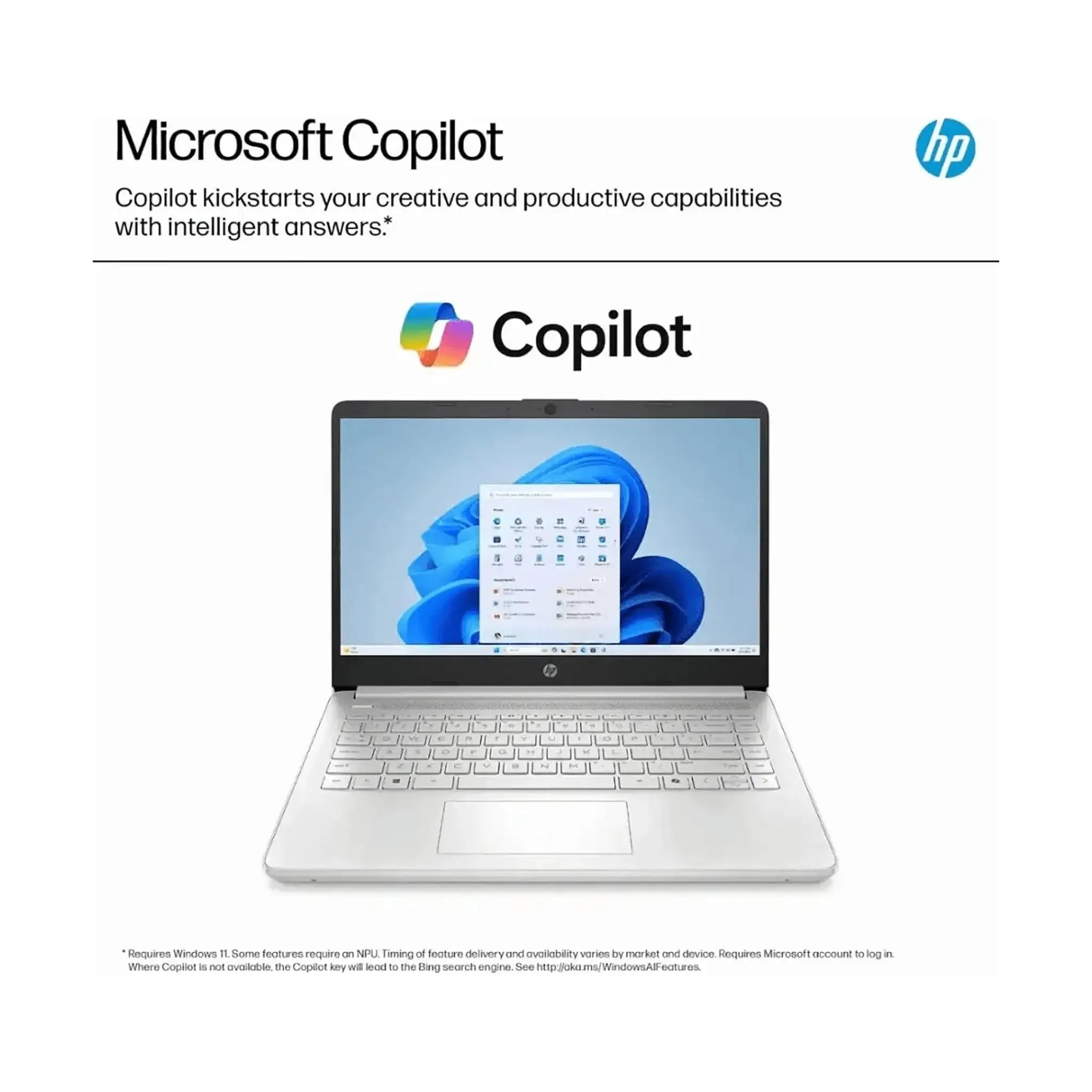 HP 14" (2025) Laptop – HD, Intel N150, 4GB RAM, 128GB SSD, Windows 11 Home [14-dq6011dx]