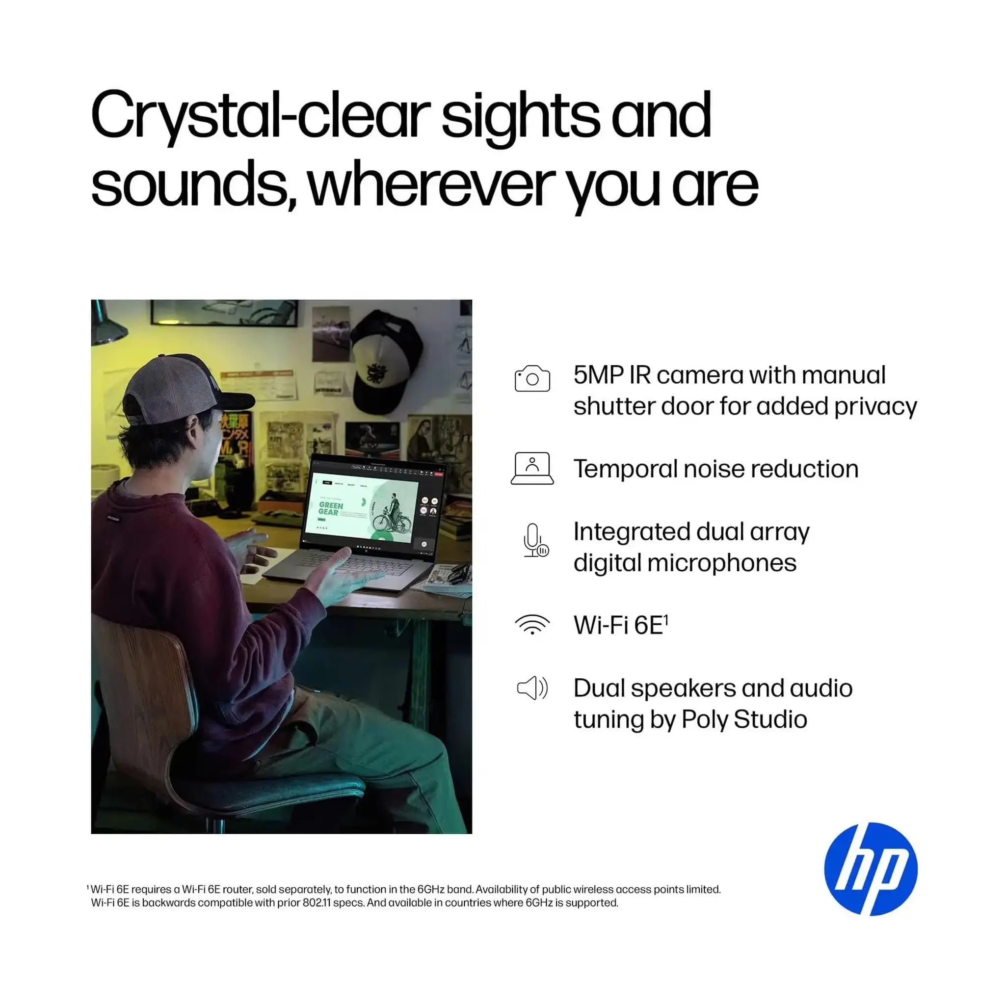 HP OmniBook X Flip 16" 2-in-1 Laptop (2025) – 2K IPS Touch, AMD Ryzen AI 5 340, 16GB RAM, 1TB SSD, Windows 11