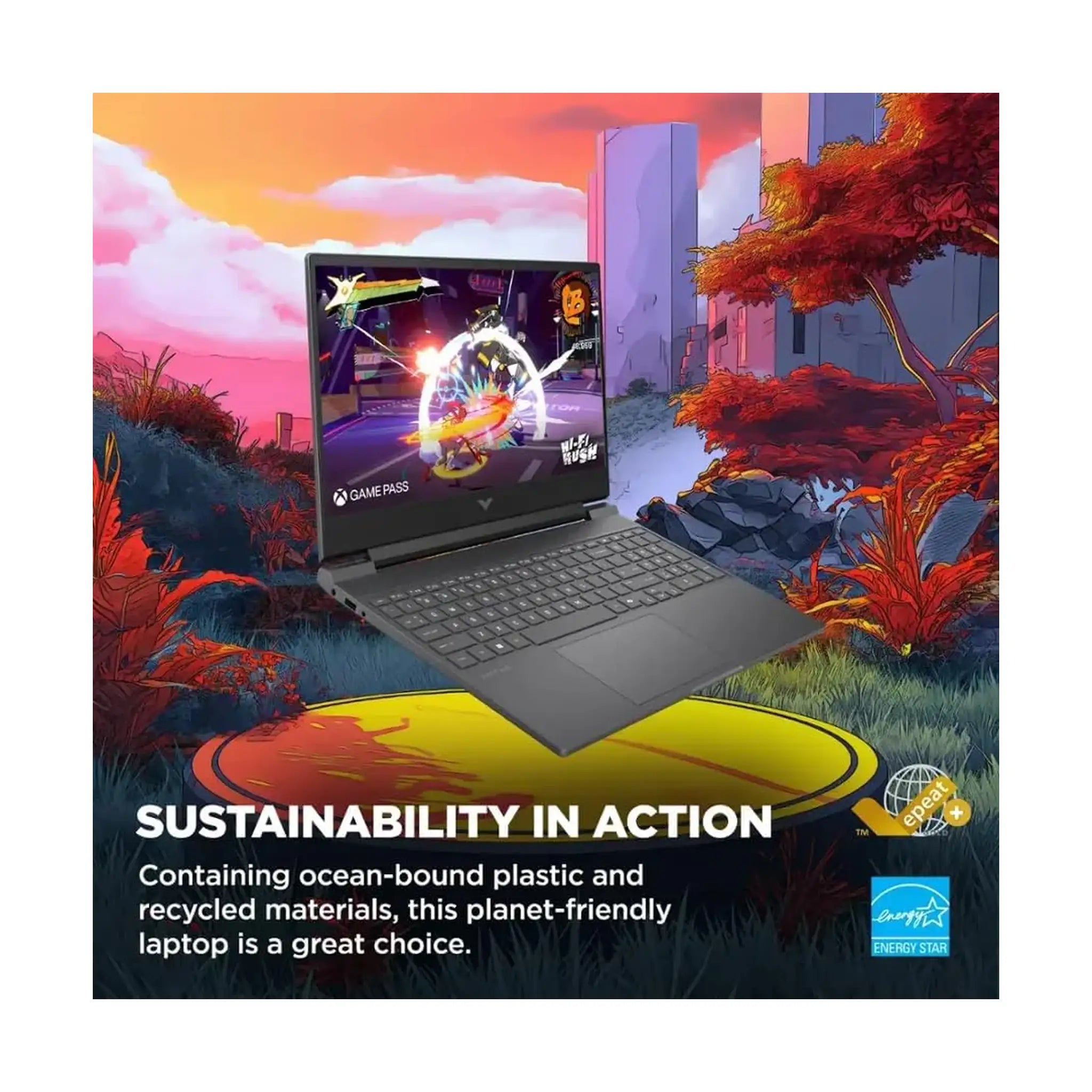 HP Victus 15.6" 144Hz FHD (2024) Gaming Laptop – AMD Ryzen 7 7445HS, RTX 4050, Windows 11