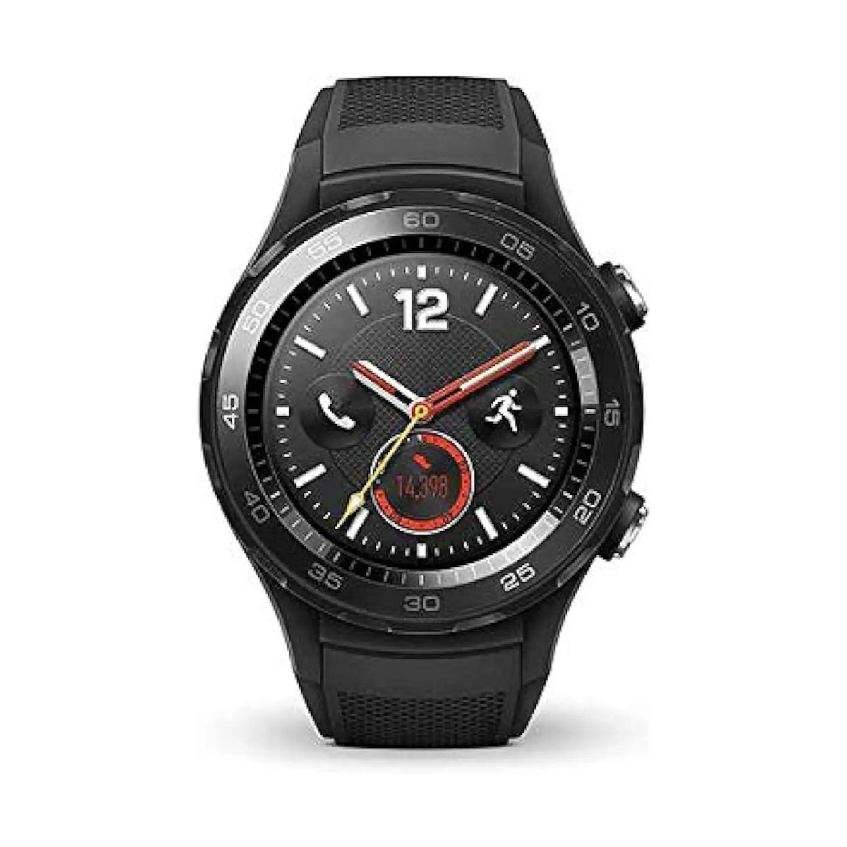 HUAWEI WATCH 2 Sport with Silicon Band, 4G - Black