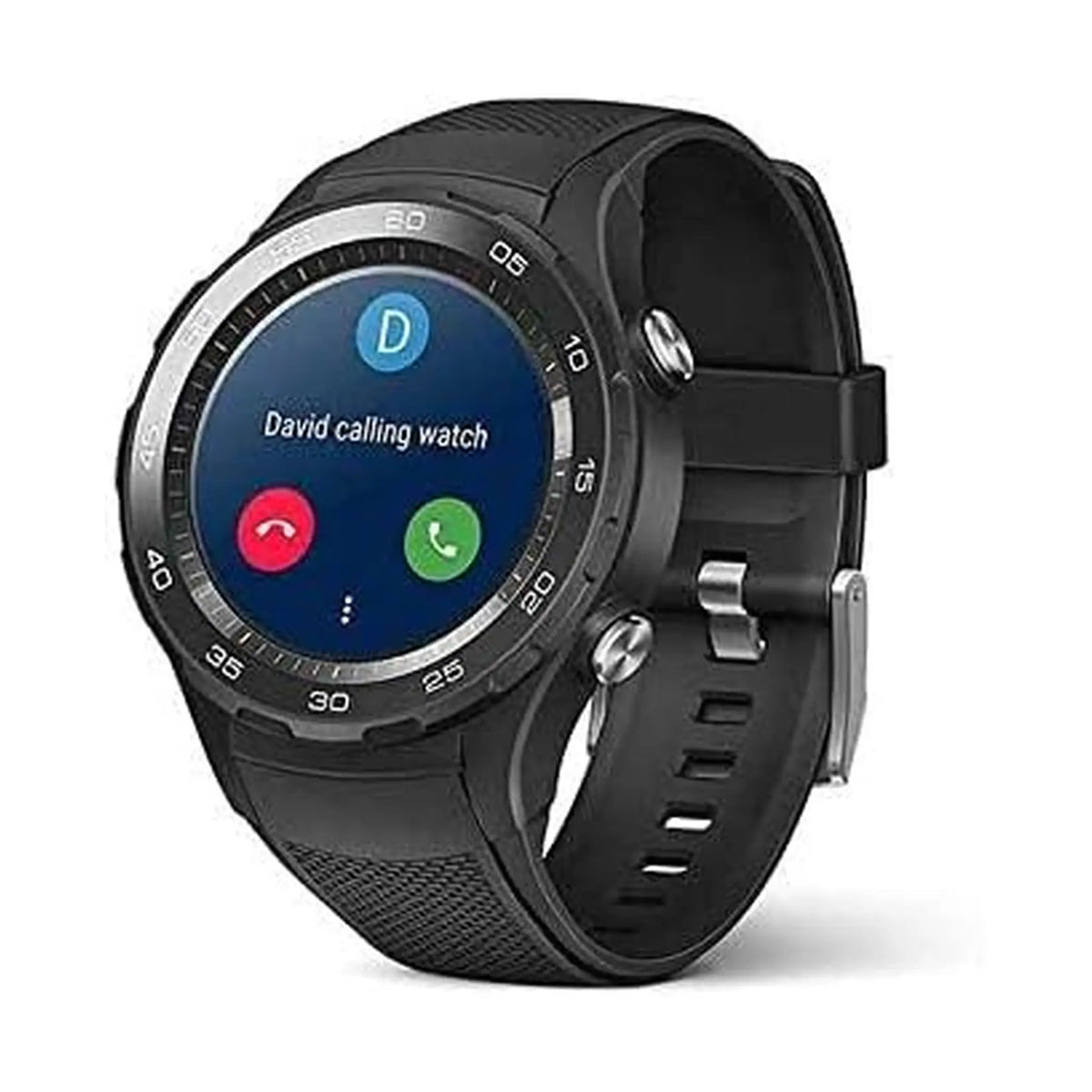 HUAWEI WATCH 2 Sport with Silicon Band, 4G - Black