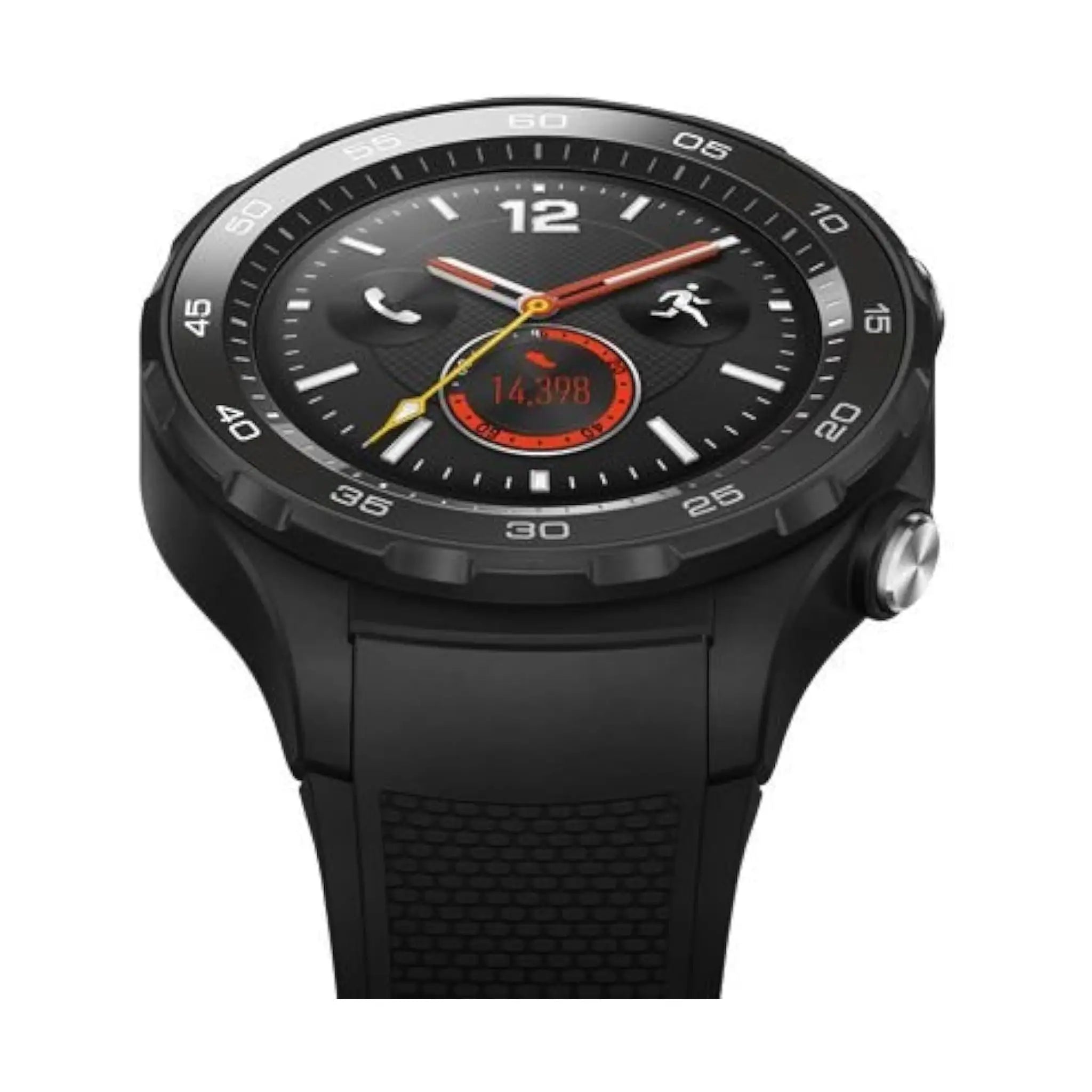 HUAWEI WATCH 2 Sport with Silicon Band, 4G - Black