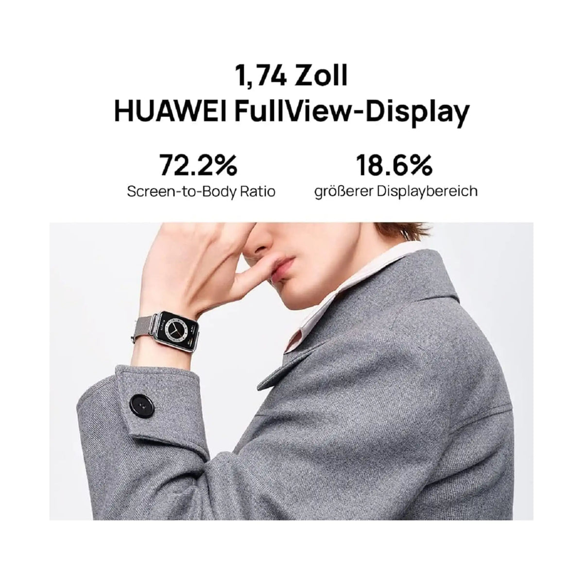 HUAWEI WATCH Fit 2 Active Smart Watch - Black