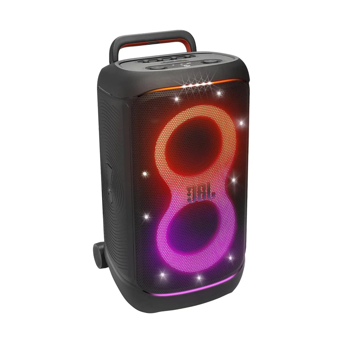JBL PartyBox 520 Portable Bluetooth Party Speaker – 400W JBL Pro Sound, Dynamic Light Show, AI Sound Boost, Mic & Guitar Inputs, IPX4, Up to 15H Playtime, Black