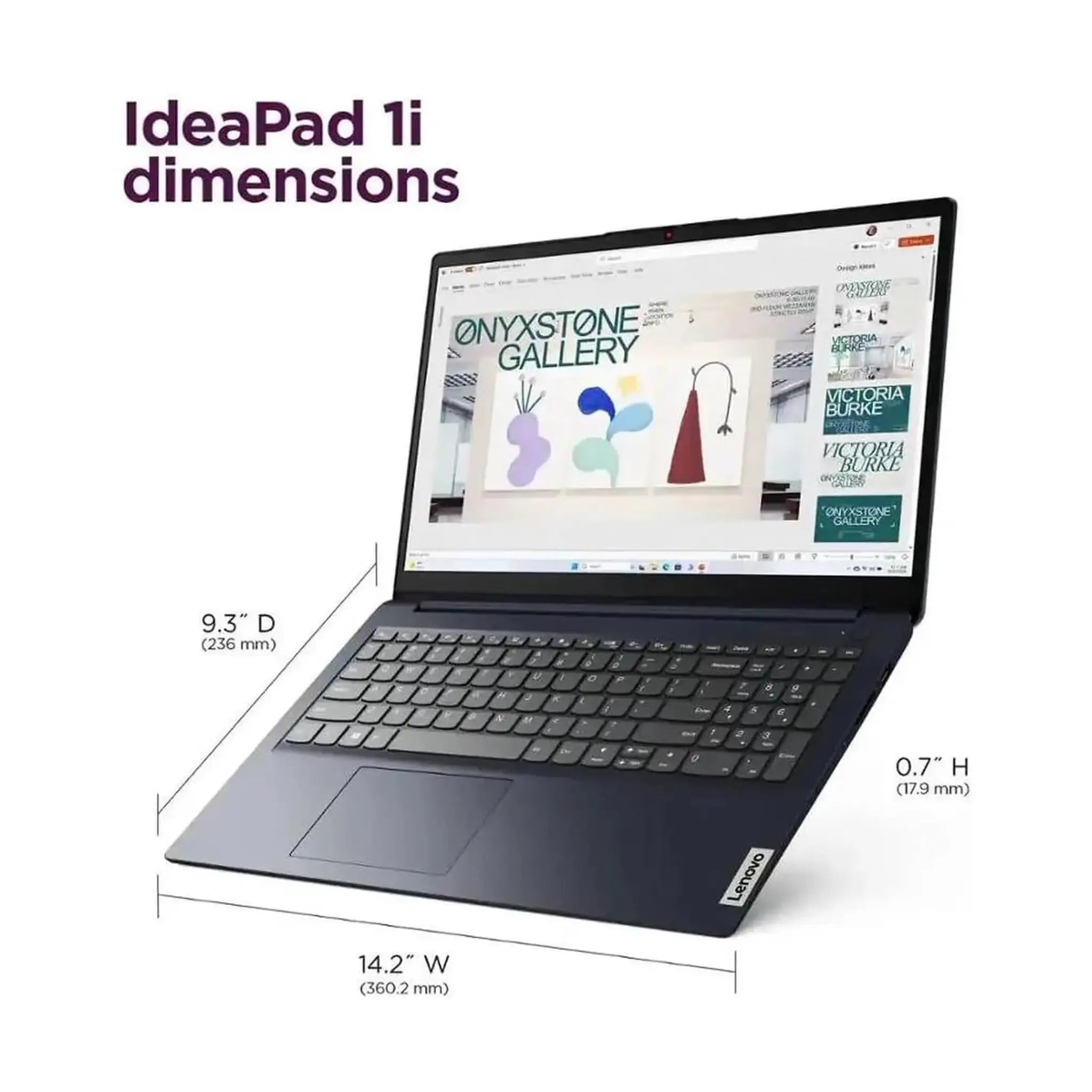 Lenovo IdeaPad 1i 15.6" Laptop (2023) – FHD Touch, Intel Core i5-1334U, 16GB RAM, 512GB SSD, Windows 11 Home