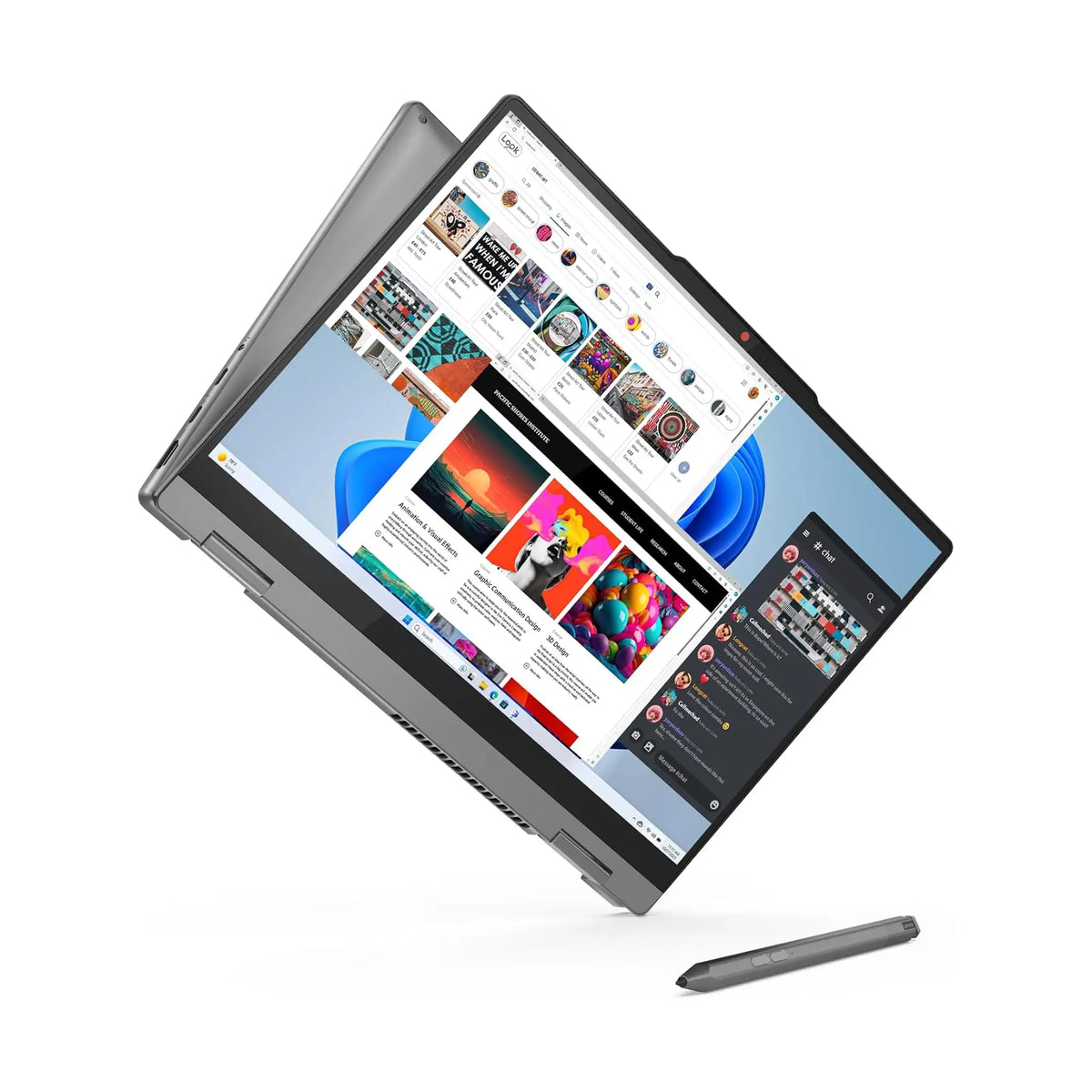 Lenovo IdeaPad 5 2‑in‑1 14IRU9 (2024) – 14" WUXGA OLED Touch, Intel Core 7 150U, 16GB RAM, 512GB SSD, Windows 11, Luna Grey