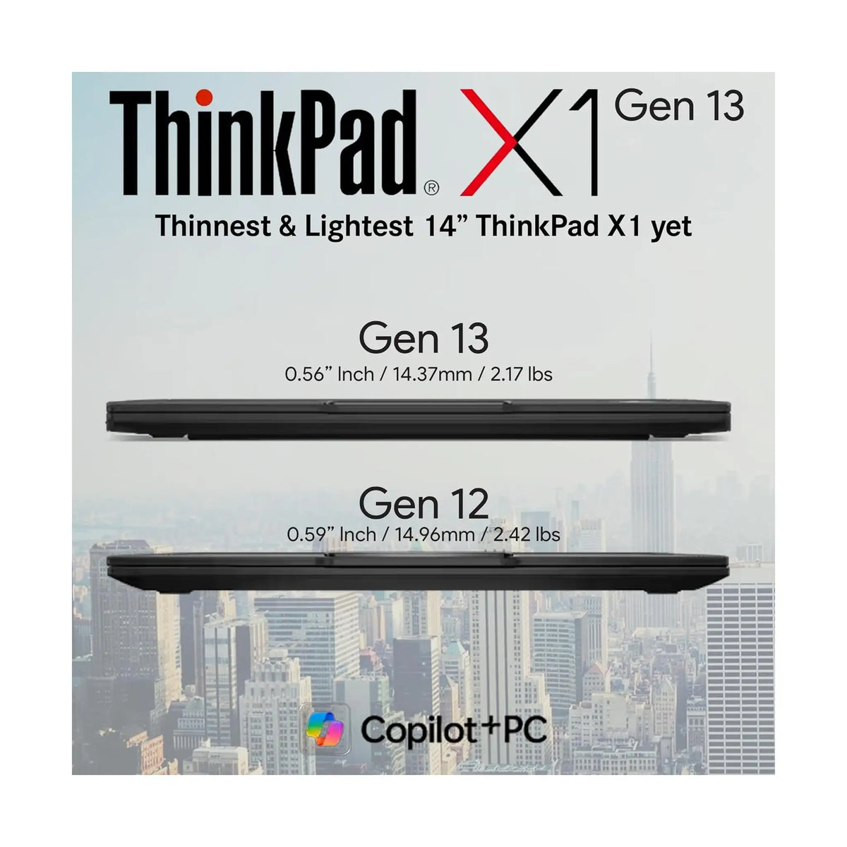 Lenovo ThinkPad X1 Carbon Gen 13 Laptop (2025) – 14" WUXGA Touch, Intel Core Ultra 7 255U, 32GB RAM, 1TB SSD, Windows 11 Pro