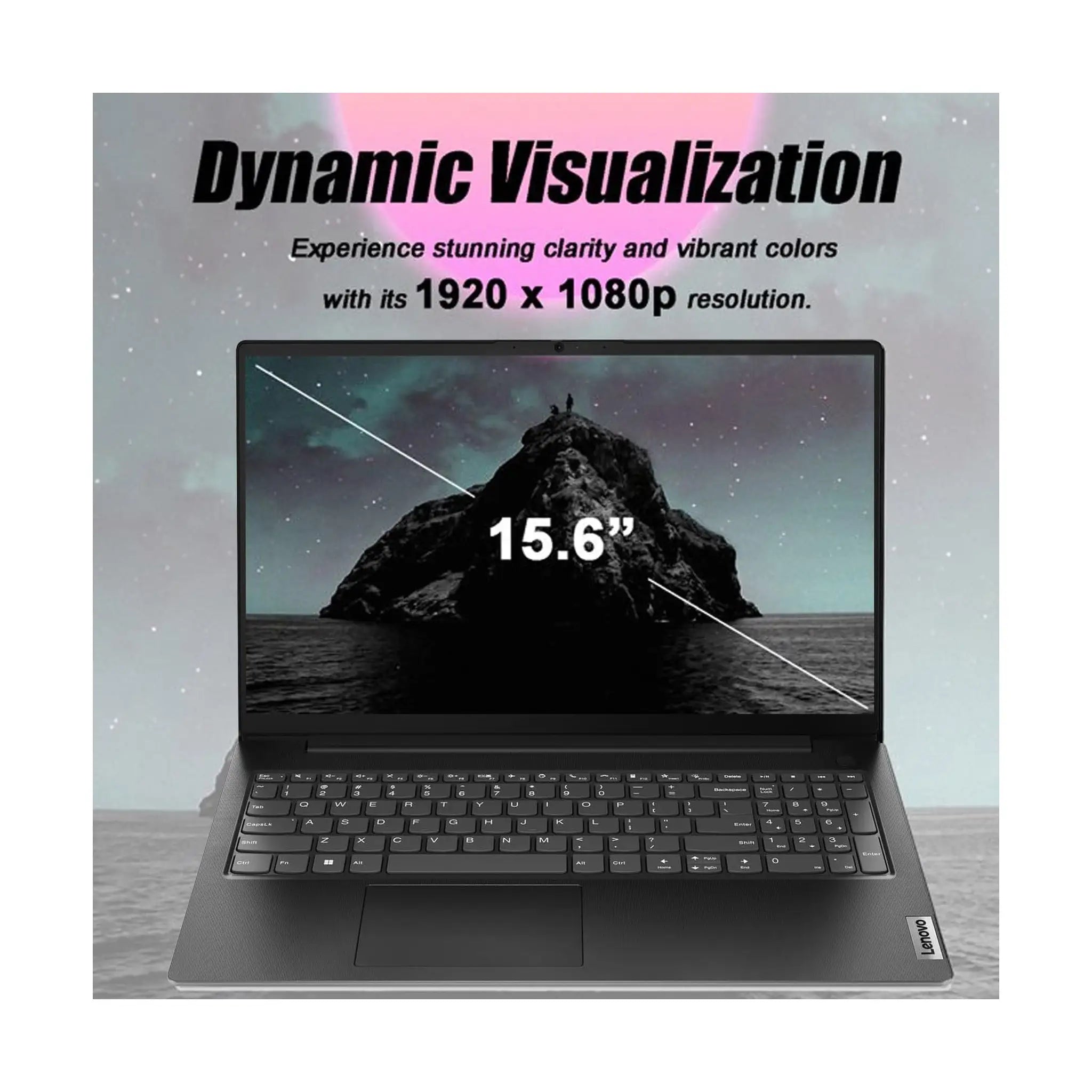 Lenovo V15 Gen 4 15.6" FHD Business Laptop – Intel Core i5-13420H, Windows 11 Pro, Black
