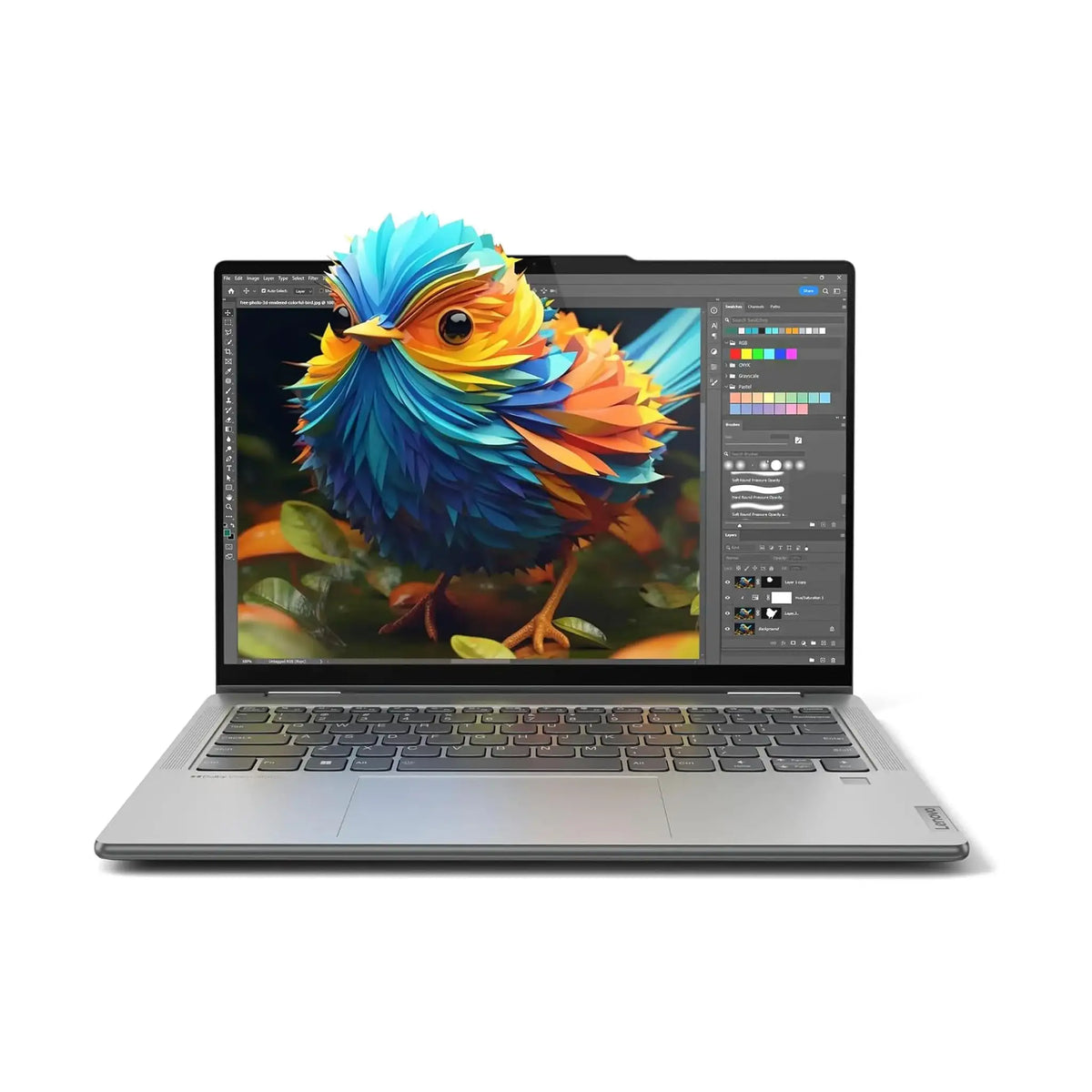 Lenovo Yoga 7 14" 2-in-1 Laptop (2024) – Ryzen AI 5 864HS, WUXGA Touchscreen, 8GB RAM, 521GB SSD