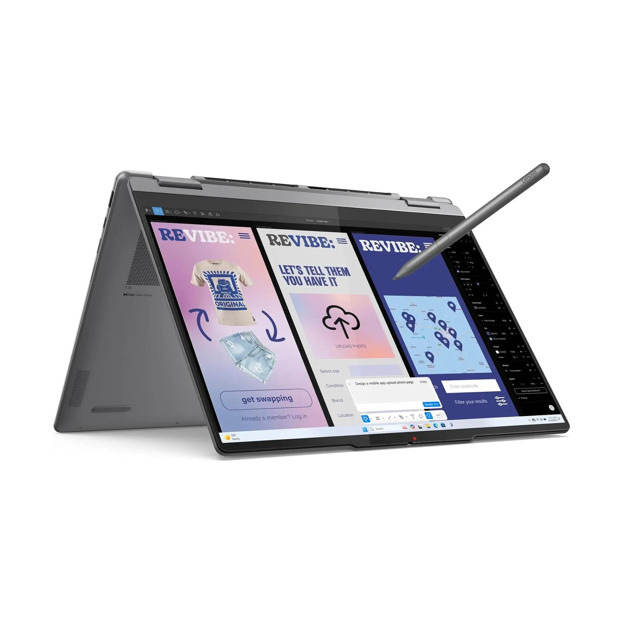 Lenovo Yoga 7 14ILL10 (2025) – 14" WUXGA OLED, Intel Core Ultra 7 256V, 16GB RAM, 512GB SSD, Windows 11, Luna Grey