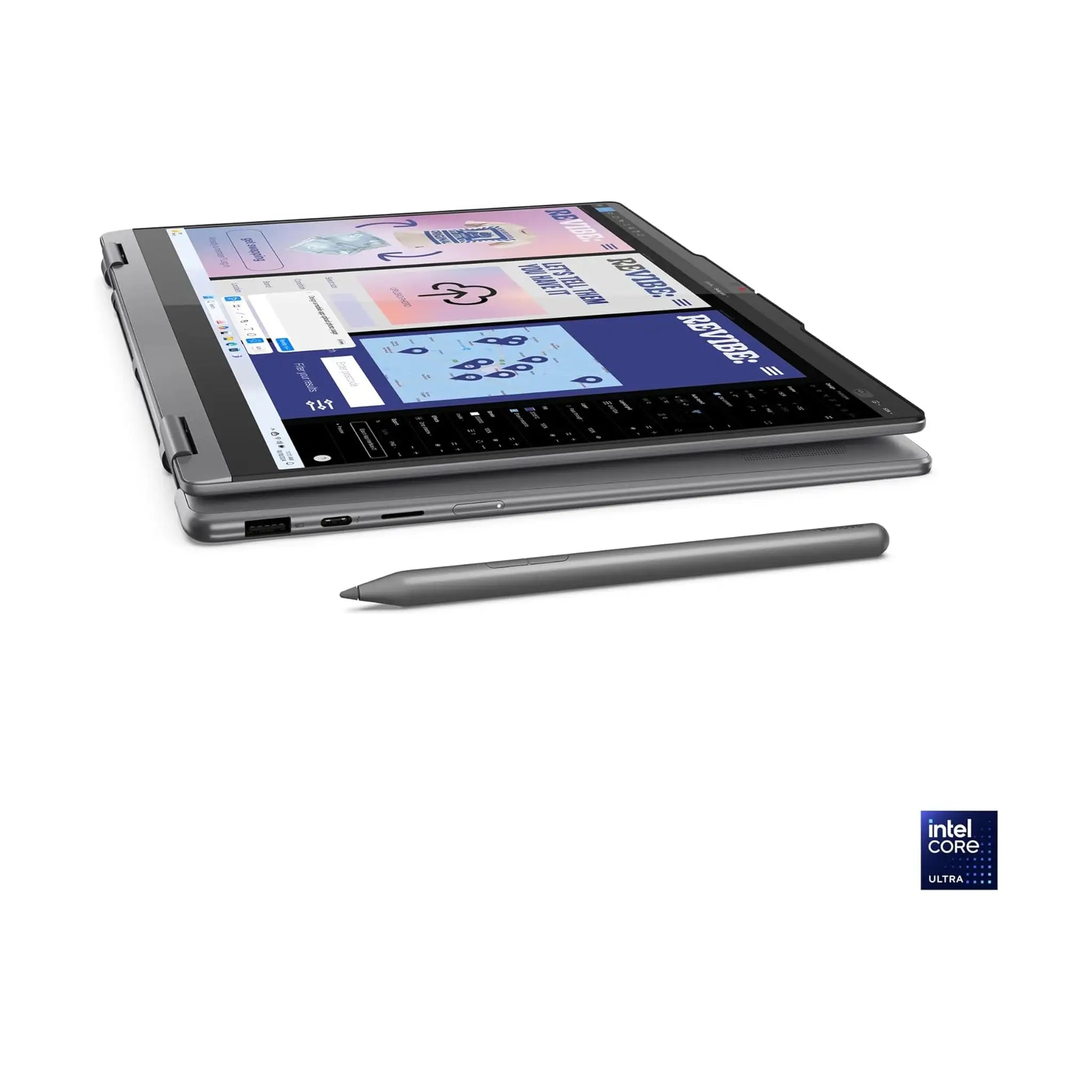 Lenovo Yoga 7 14ILL10 (2025) – 14" WUXGA OLED, Intel Core Ultra 7 256V, 16GB RAM, 512GB SSD, Windows 11, Luna Grey