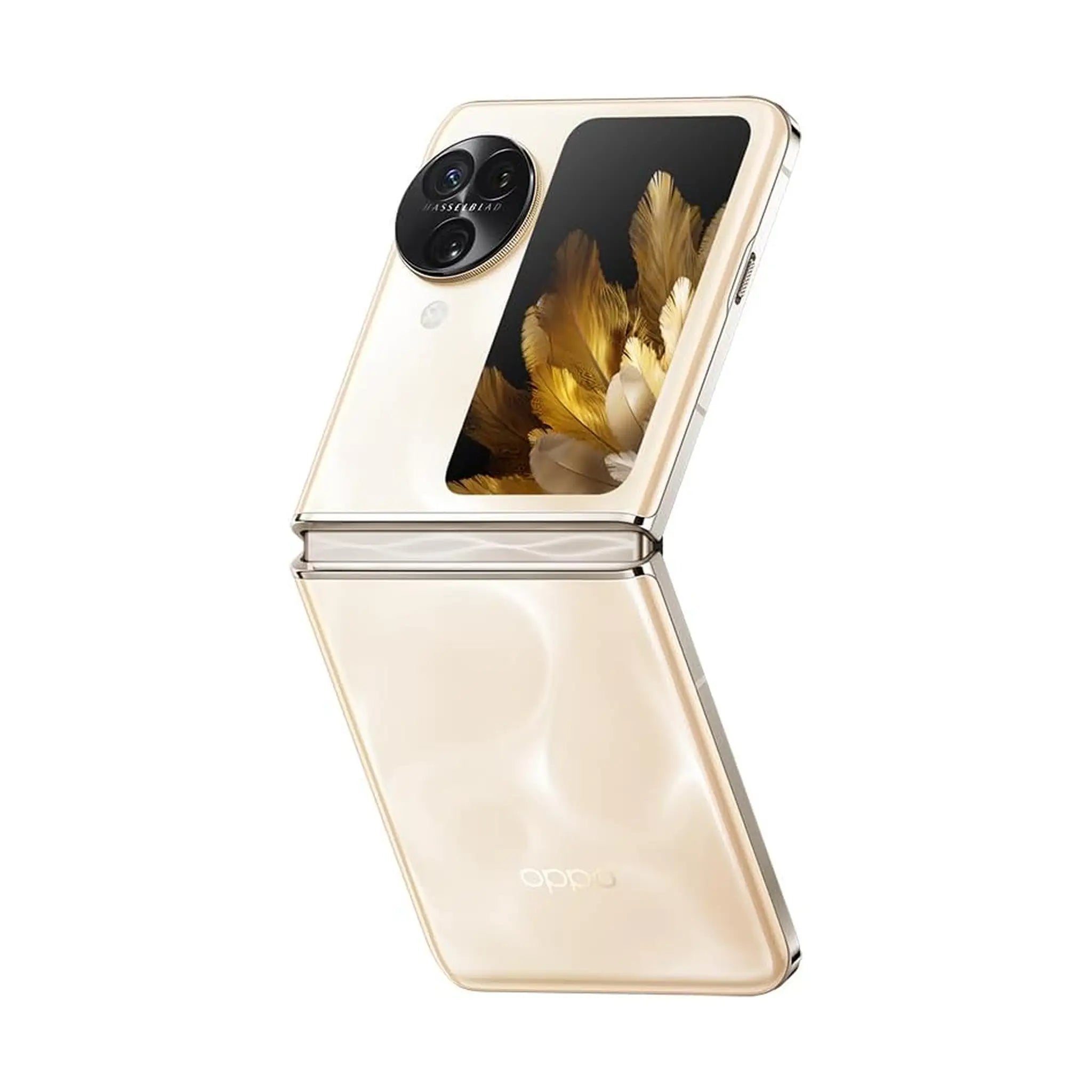 OPPO Find N3 Flip 5G Smartphone – 256GB Storage, 12GB RAM, Cream Gold (International Version)