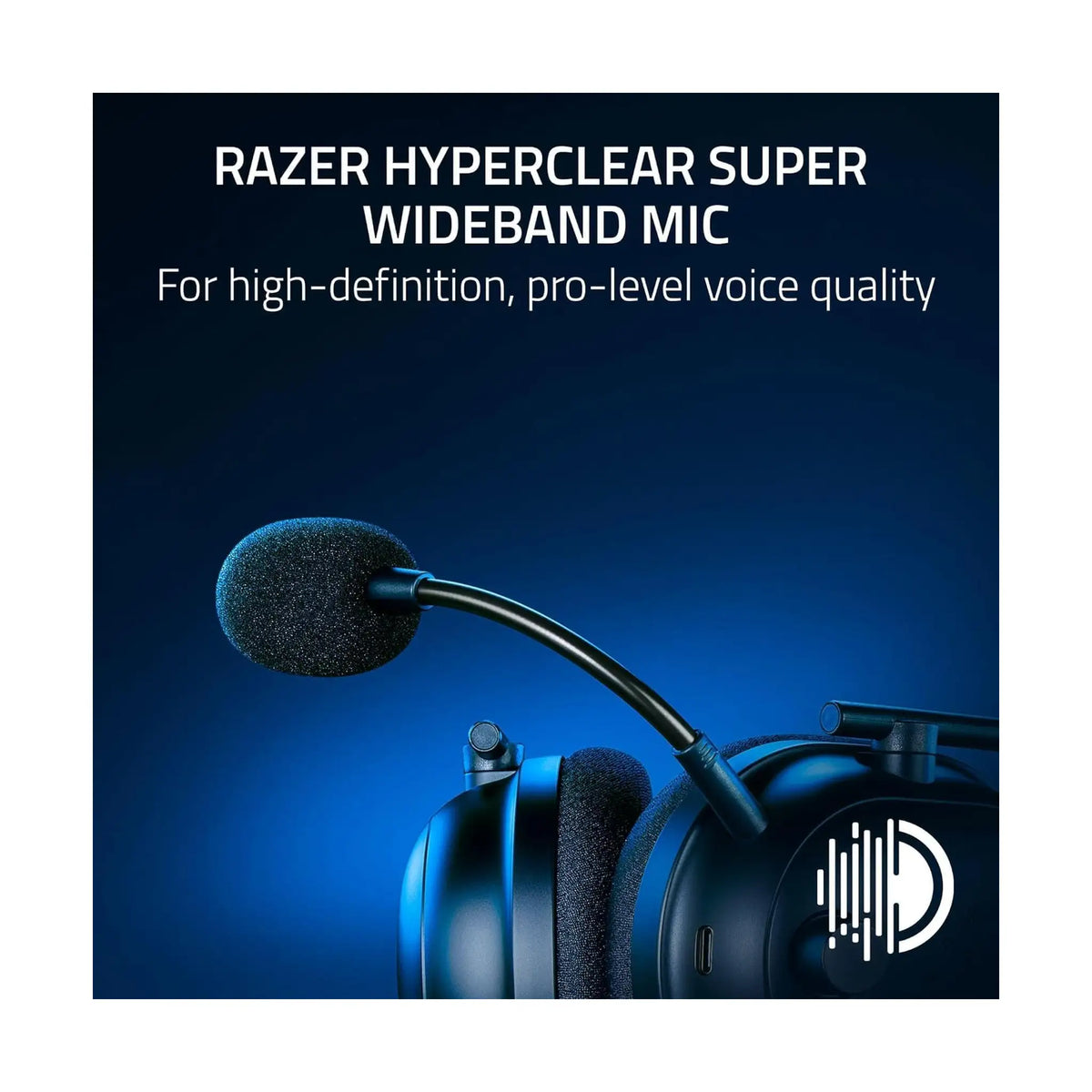 Razer BlackShark V2 Pro 2023 Edition Wireless Gaming Headset – 50mm Drivers, Wideband Mic, Bluetooth & USB-C, 70-Hour Battery