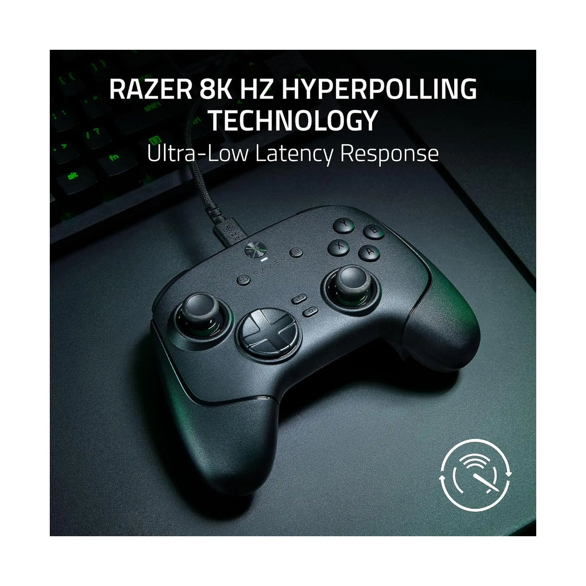 Razer Wolverine V3 Tournament Edition 8K PC Wired Esports Controller – 8K Hz HyperPolling, TMR Thumbsticks, 4 Back Buttons, 2 Claw Grip Bumpers, Black