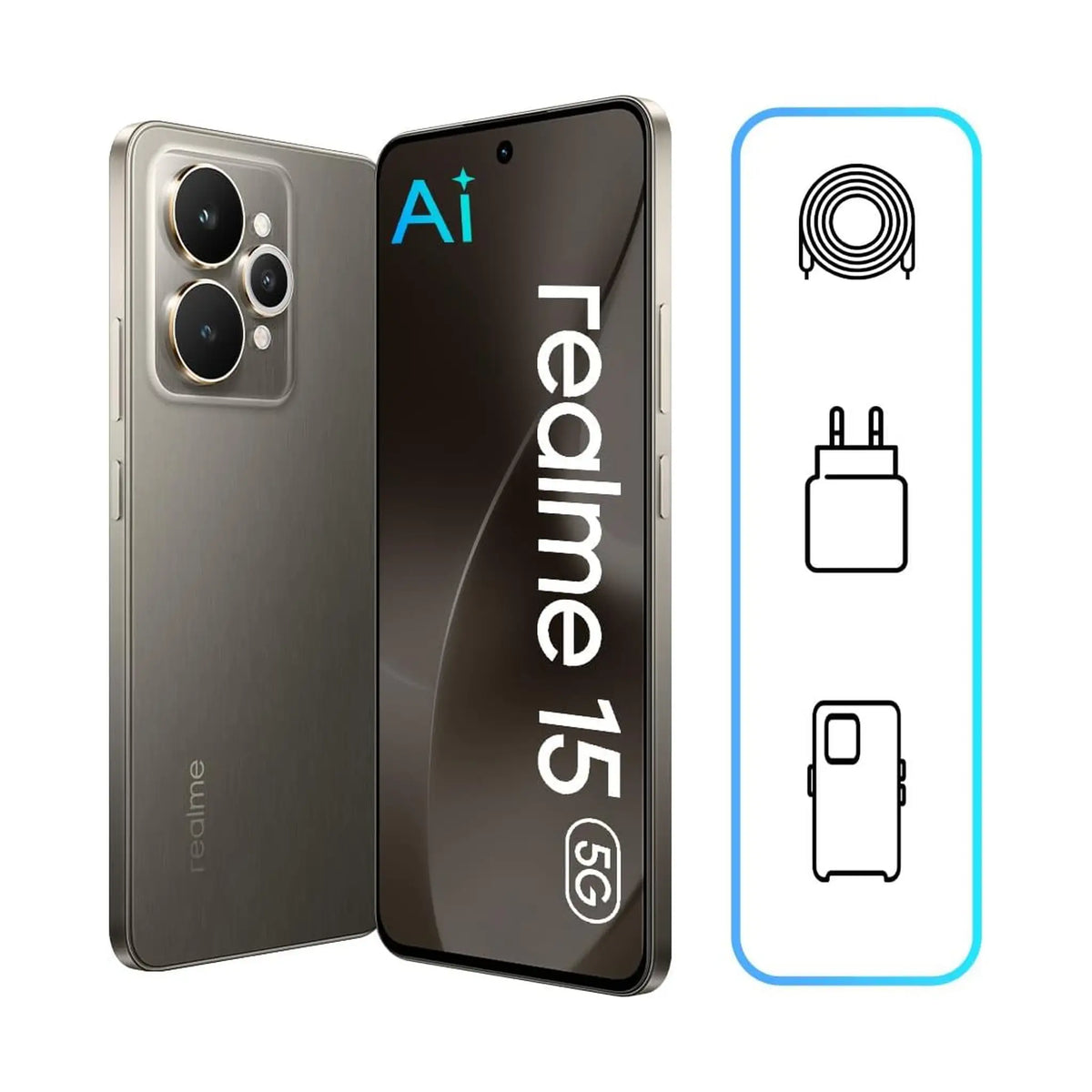 realme 15 5G – 144Hz AMOLED, 12GB RAM, 256GB, 6500mAh, Sony AI Camera