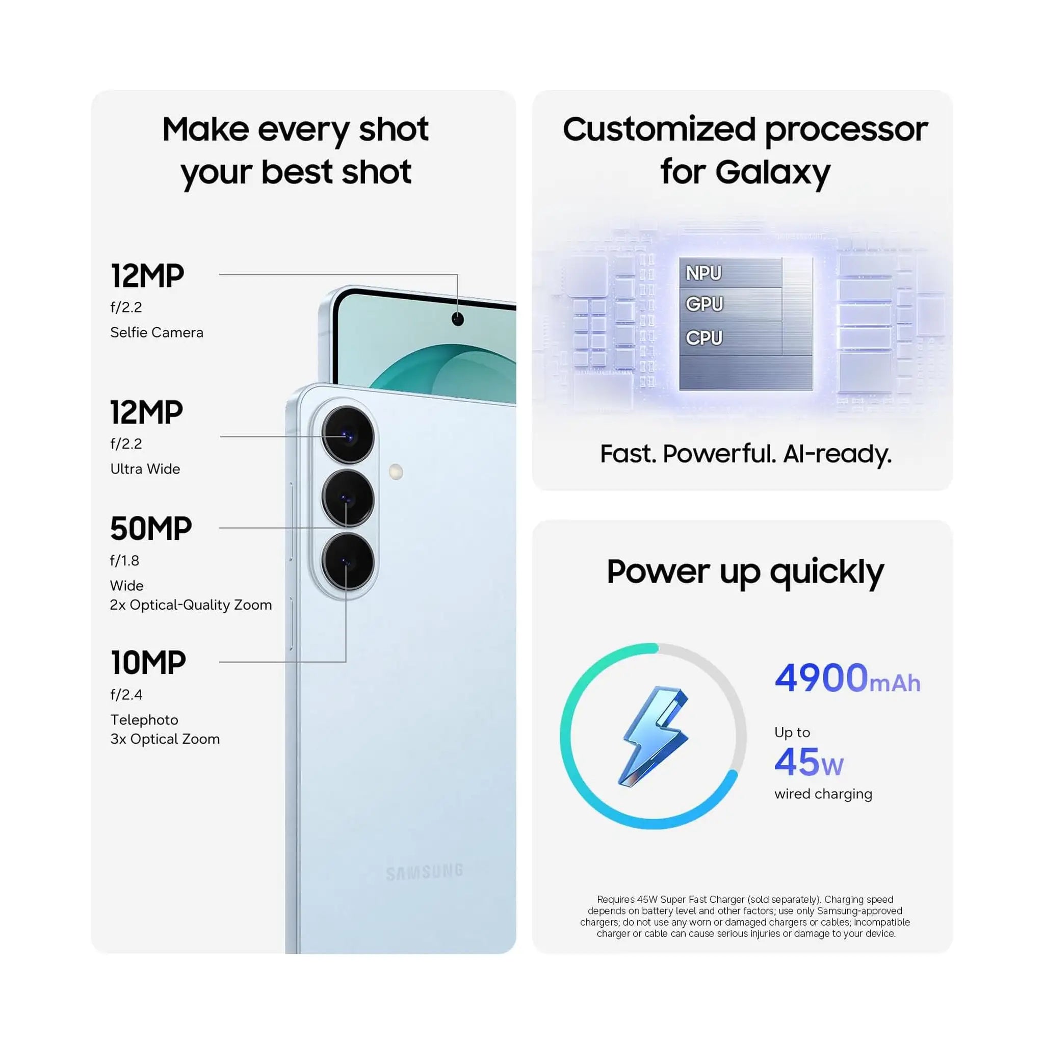 Samsung Galaxy S26+ – 256GB, 12GB RAM, AI Smartphone with Privacy Display, Photo Assist, 200MP Camera, 4900mAh Battery