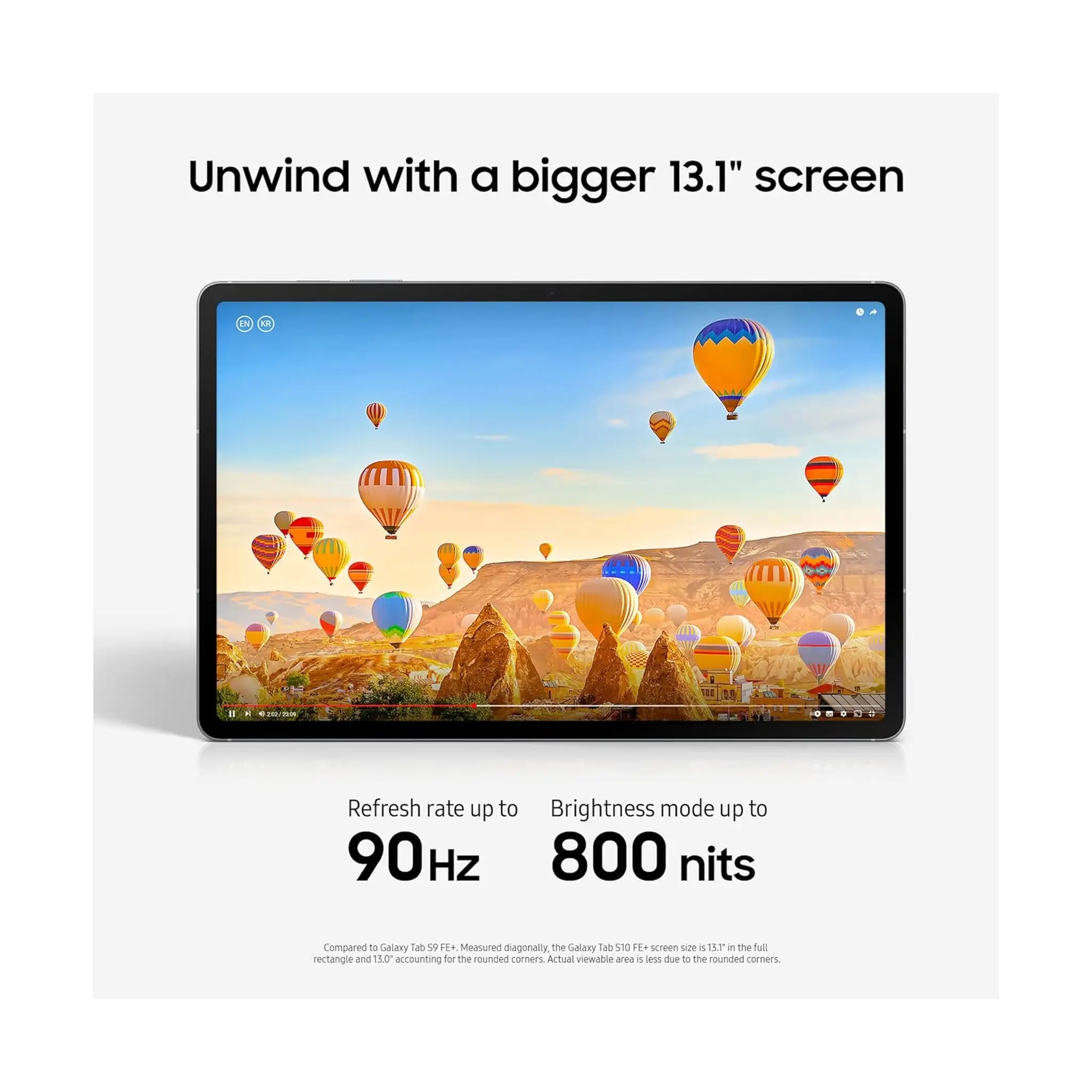 Samsung Galaxy Tab S10 FE+ – 13.1" WiFi Android Tablet with S Pen