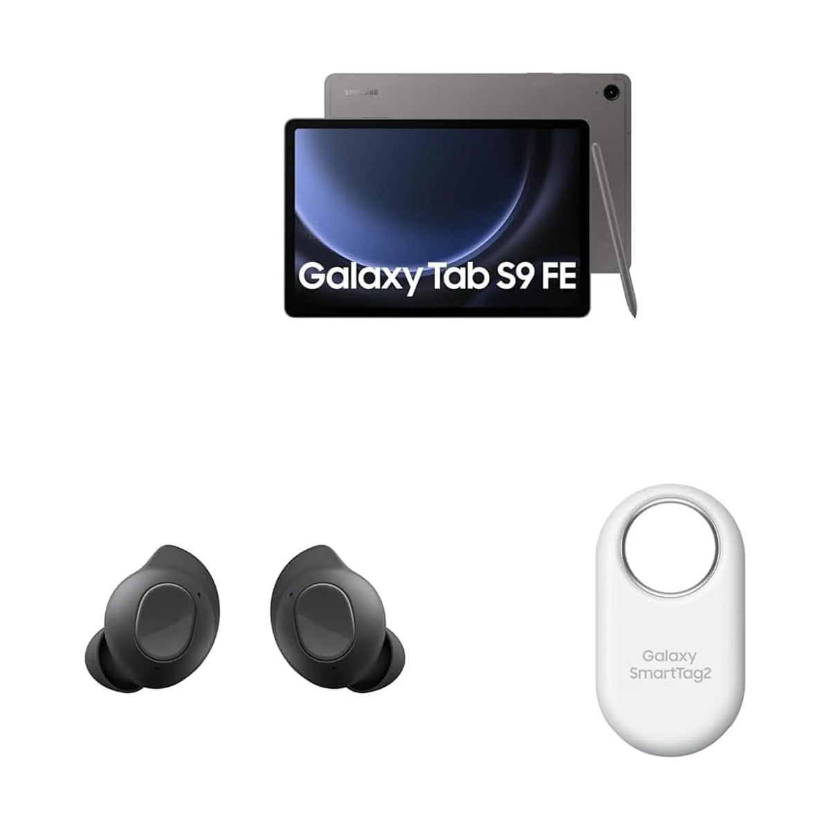 Samsung Galaxy Tab S9 FE, 8GB RAM, 256GB Storage - with S Pen, Galaxy Buds FE & SmartTag2 Bundle