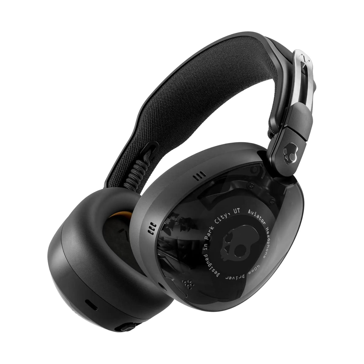 Skullcandy Aviator 900 ANC Wireless Over-Ear Headphones – THX Spatial Audio with Head Tracking, Adaptive Noise Cancelling, up to 60 Hours Battery, True Black