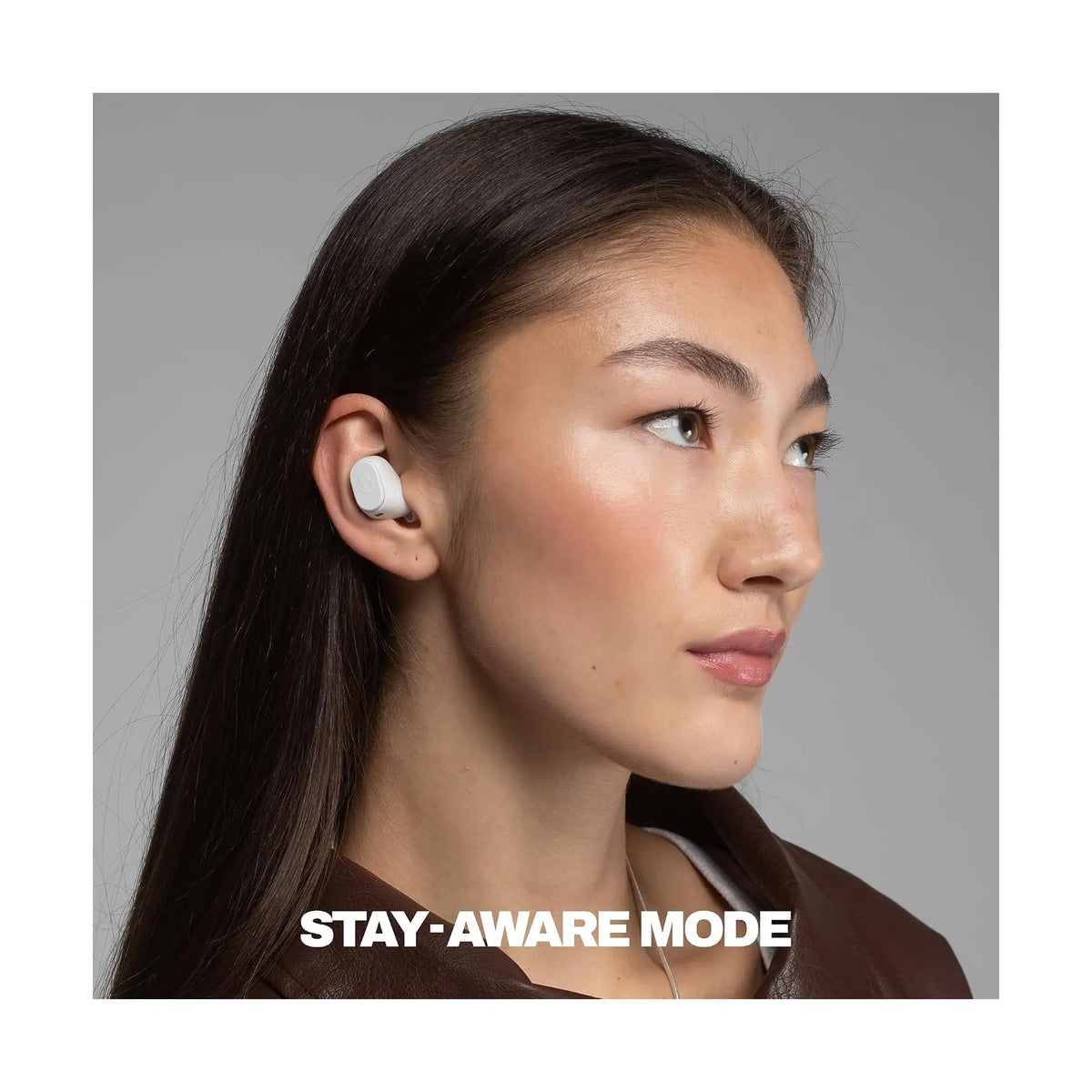 Skullcandy Dime 360 True Wireless Earbuds – Noise Isolating Fit, up to 28 Hours Battery, Clip-Anywhere Case, Bone White