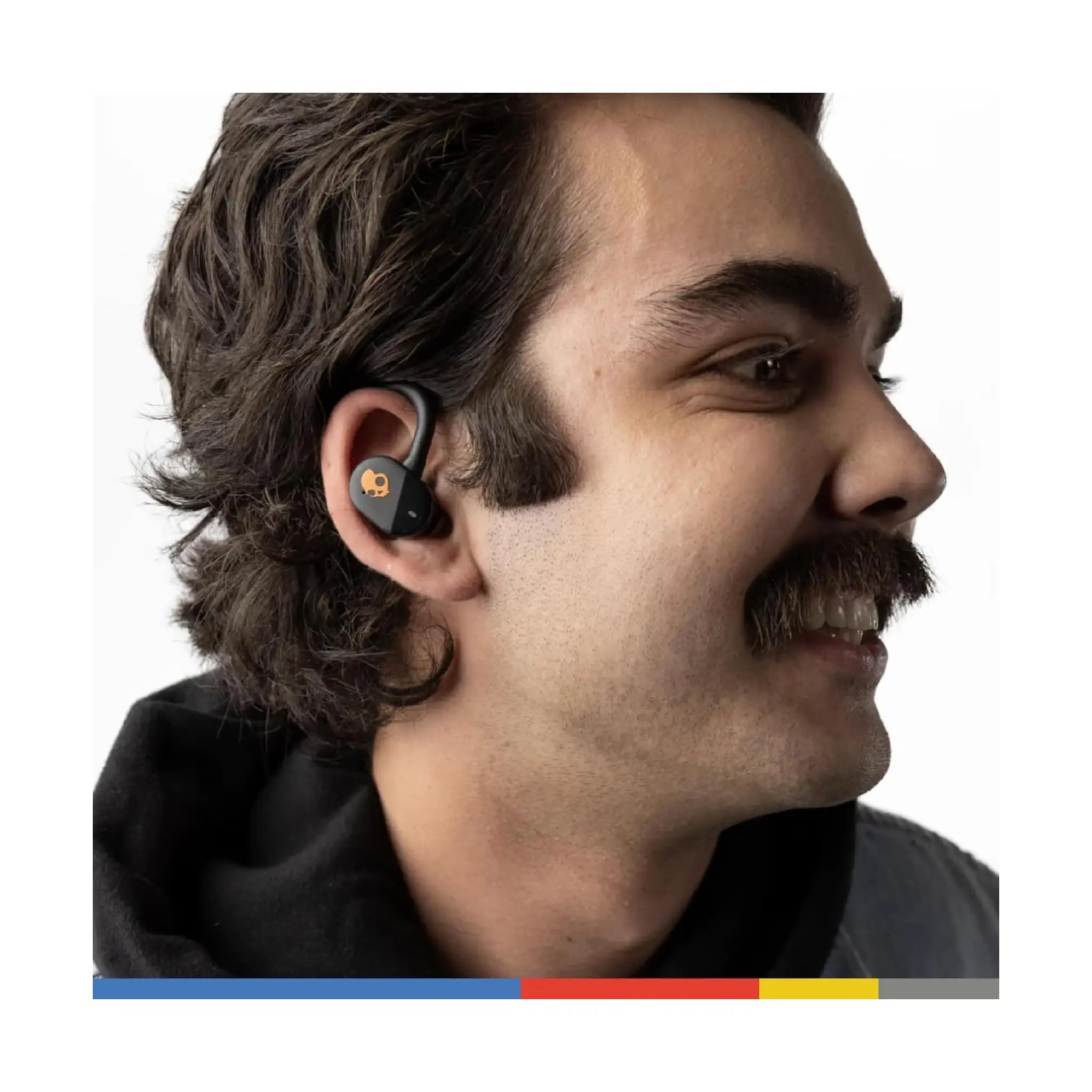 Skullcandy Push Play Active Wireless Earbuds -  Black & Orange