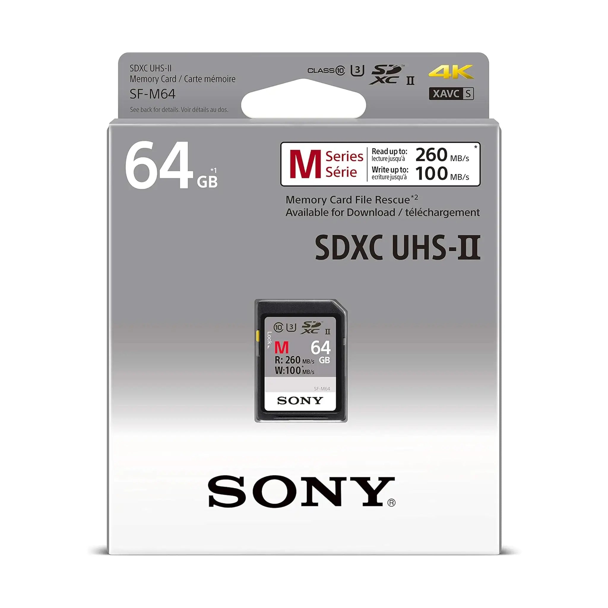Sony 64GB M Series UHS II SDXC Memory Card