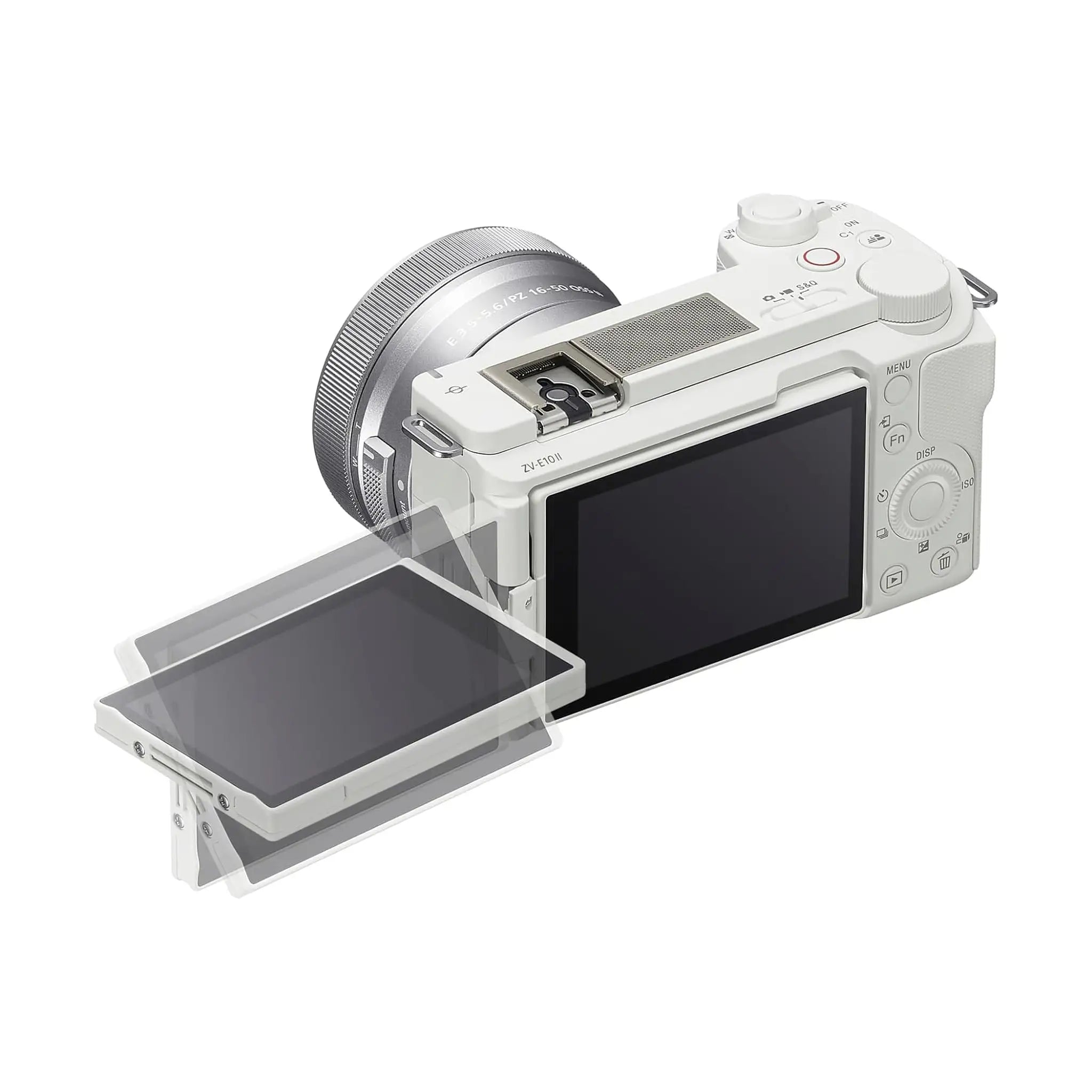 Sony Alpha ZV E10 Mirrorless Vlog Camera (APS C) with 16-50mm Lens kit - White