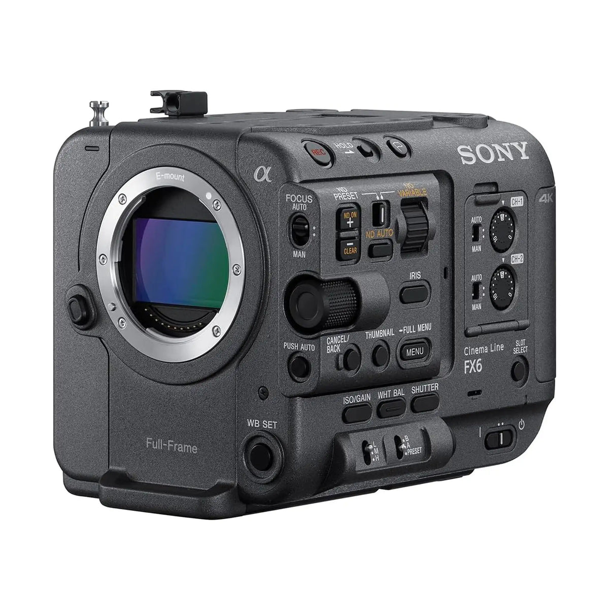 Sony ILME FX6 / FX6V Line Full Frame Mirrorless Cinema Camera