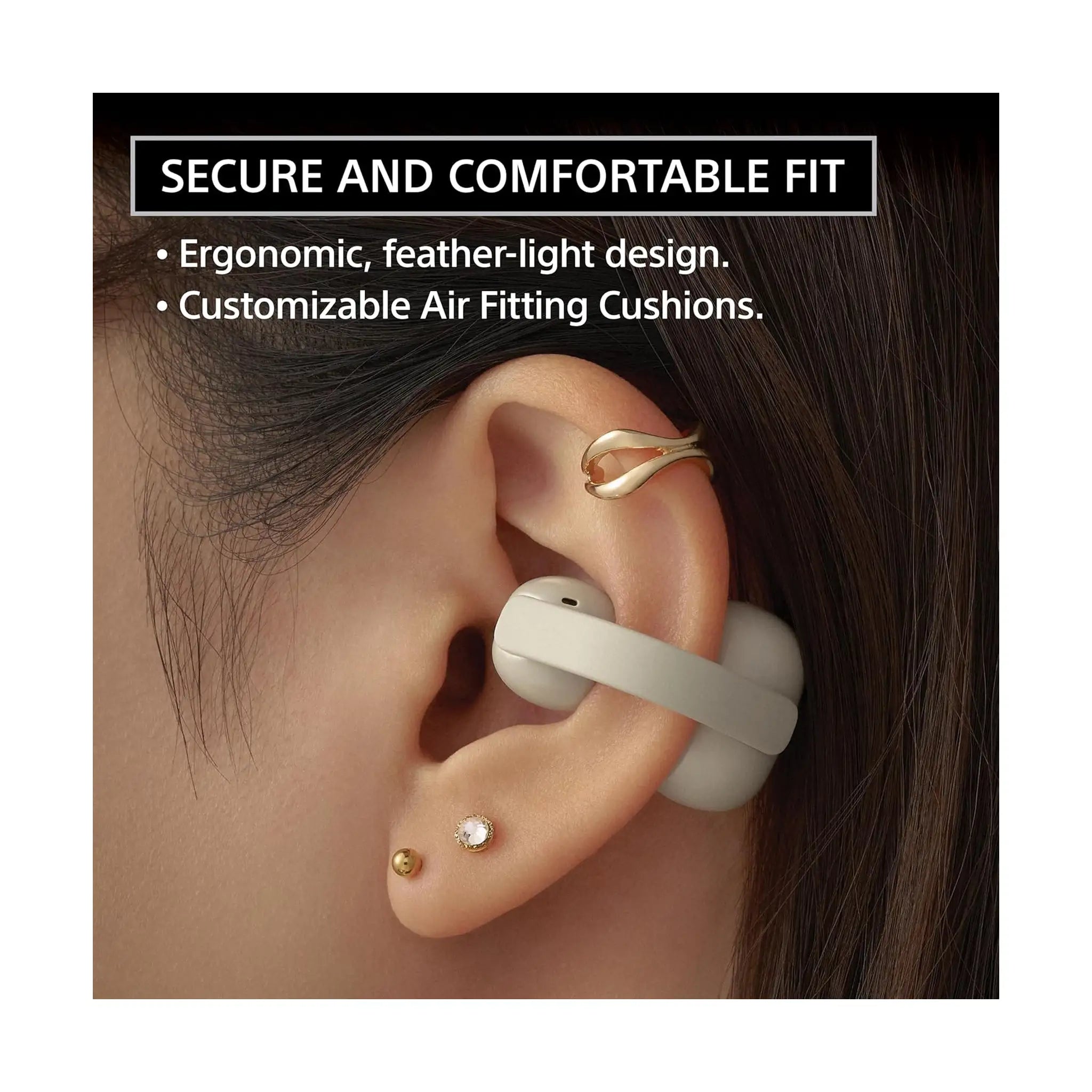 Sony LinkBuds Clip Open-Ear Truly Wireless Earbuds