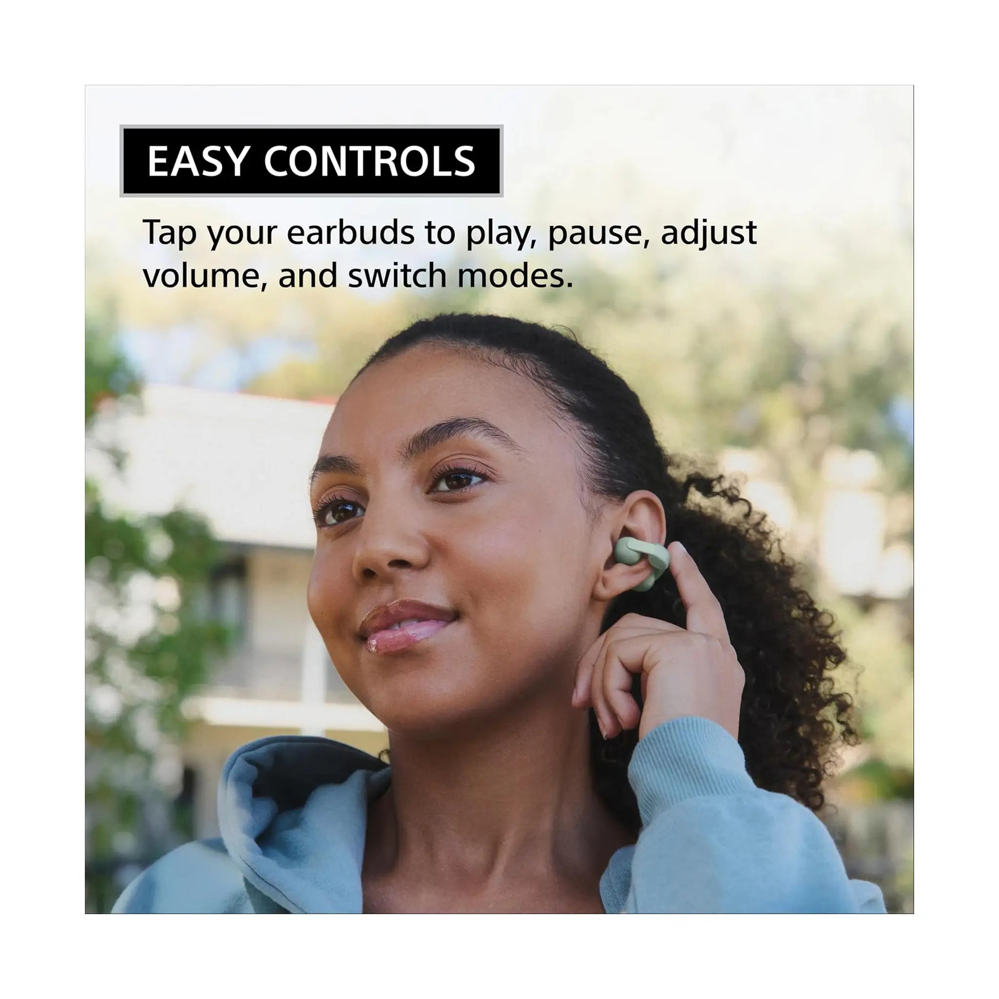 Sony LinkBuds Clip Open-Ear Truly Wireless Earbuds