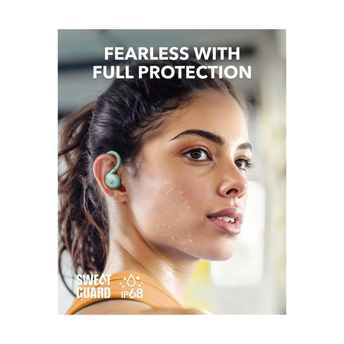 Soundcore by Anker Sport X20 True Wireless Earbuds – ANC, IP68, up to 48 Hours Battery, Green
