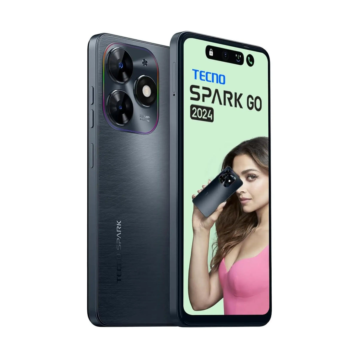 Tecno Spark Go 2024 - Dual SIM - 3GB RAM - 64GB Storage - 4G - Gravity Black