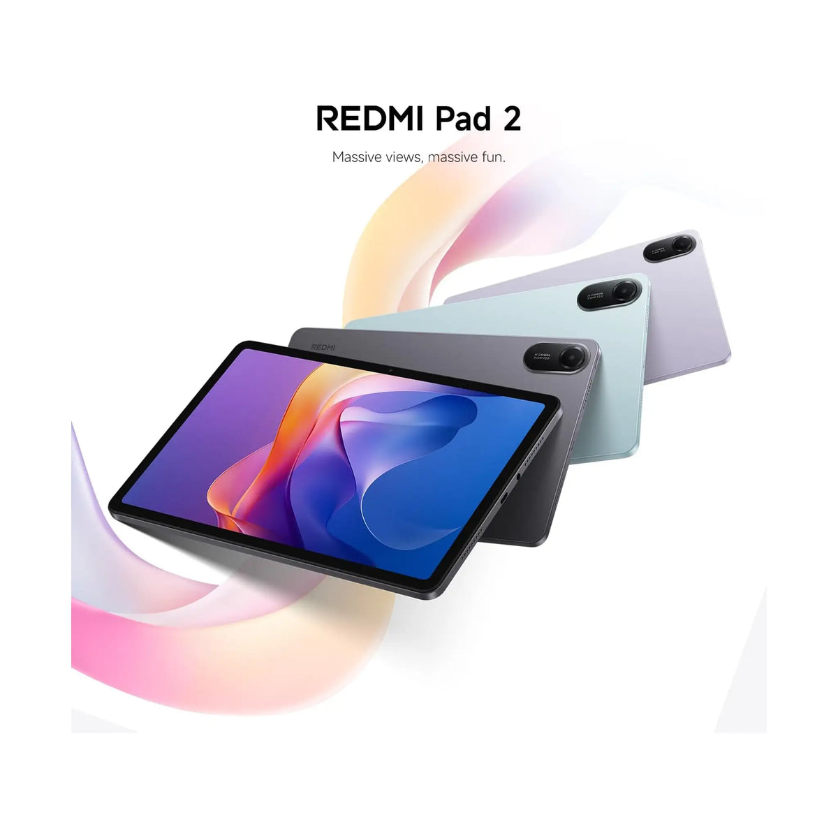 Xiaomi Redmi Pad 2 Tablet – 11" 2.5K 90Hz, MediaTek Helio G100-Ultra, 9000mAh battery