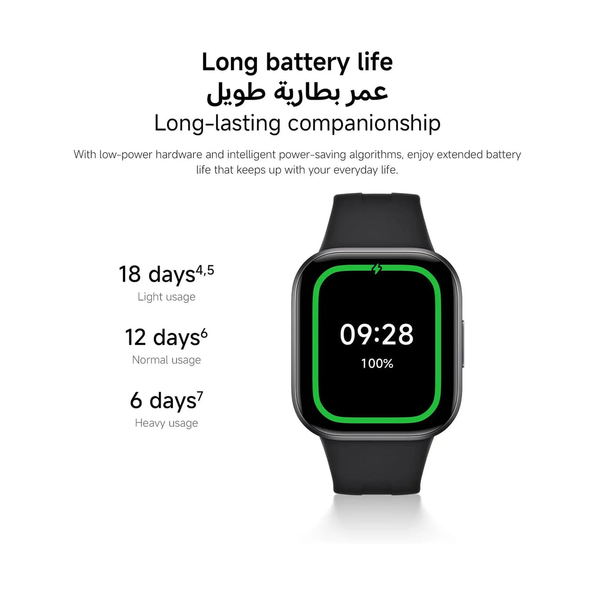 Xiaomi Redmi Watch 6 Active Smartwatch – 1.85" AMOLED Display, Bluetooth Calling, Up to 18 Days Battery