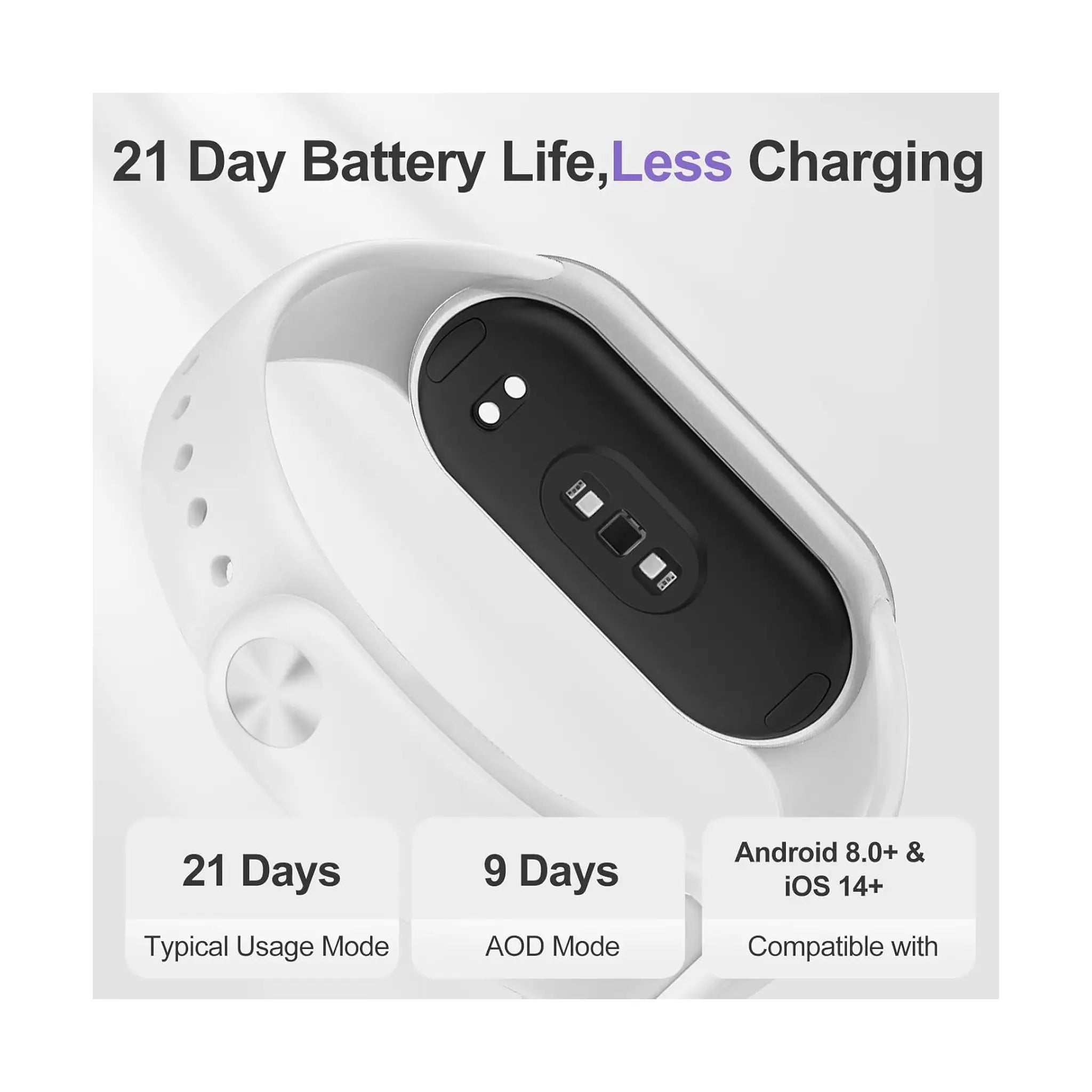 Xiaomi Smart Band 10 - 1.72 inch - AMOLED Narrow-Edge Display - Professional Workout Analysis - Up to 21-Day Battery