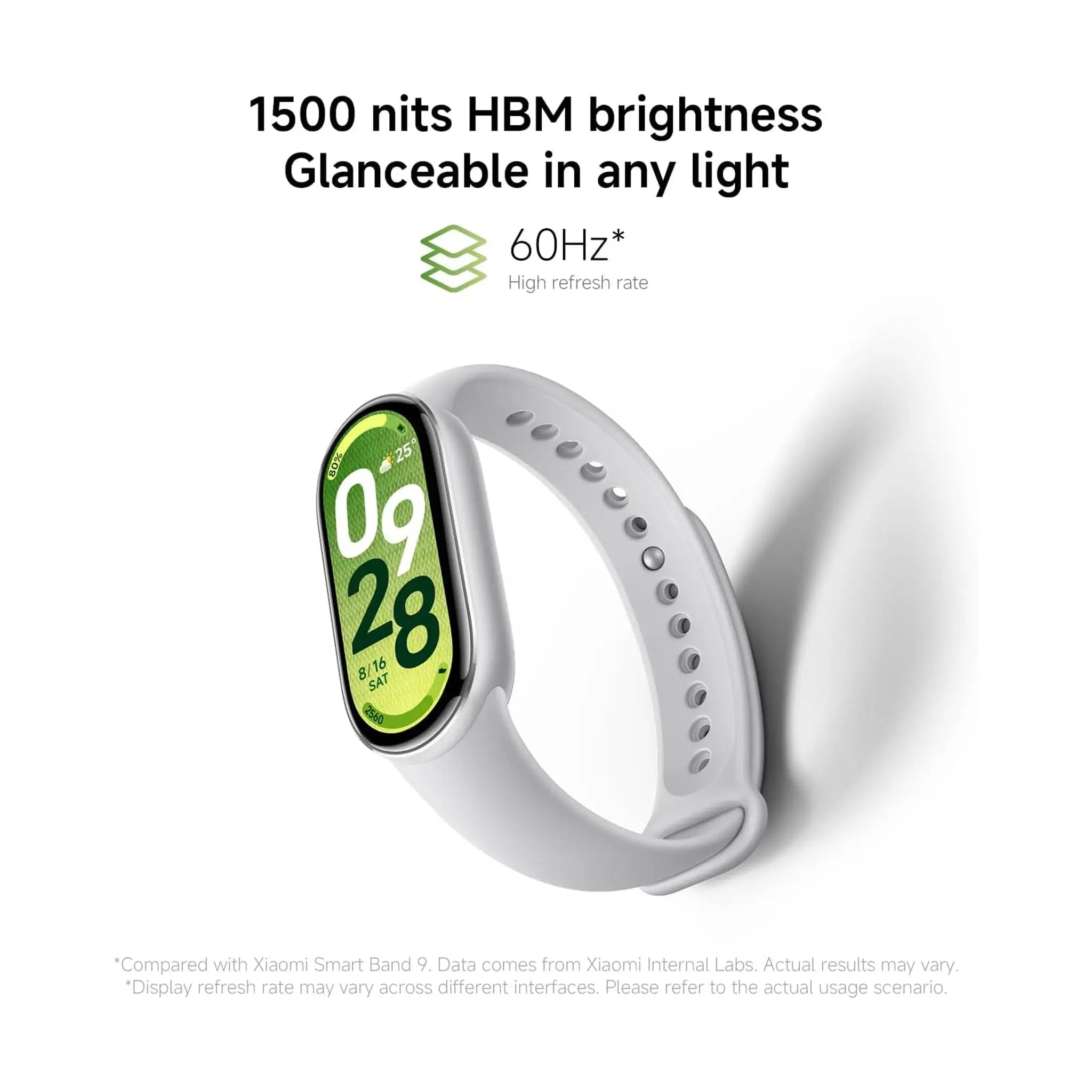 Xiaomi Smart Band 10 - 1.72 inch - AMOLED Narrow-Edge Display - Professional Workout Analysis - Up to 21-Day Battery